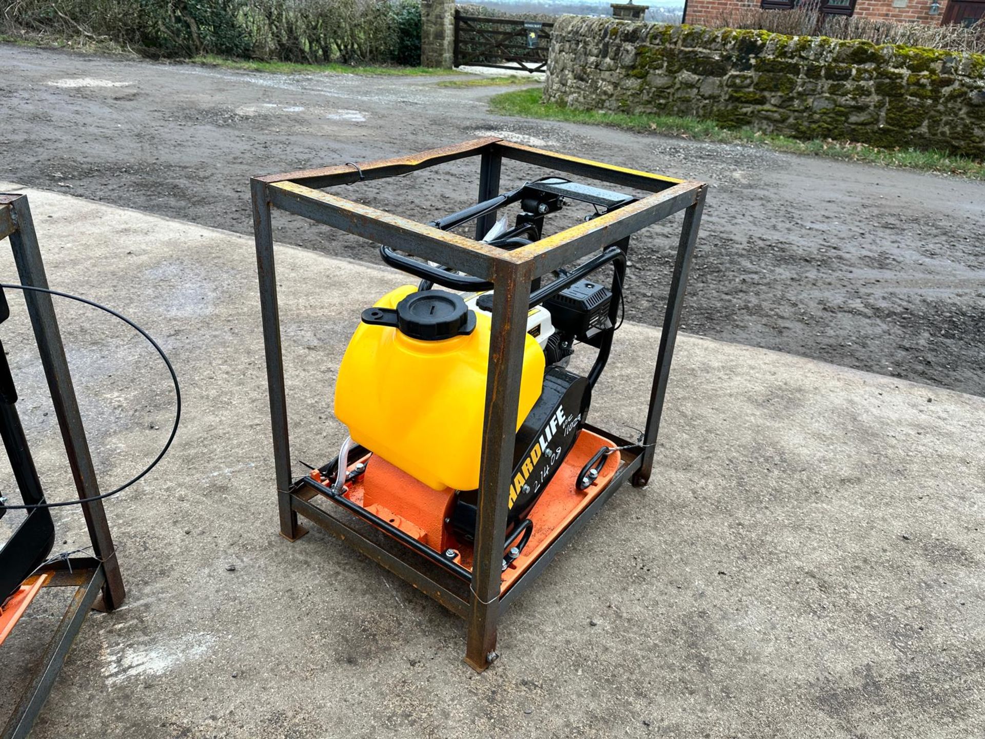 New And Unused Hardlife PB15 Compaction Plate With Water Tank *PLUS VAT* - Image 5 of 10