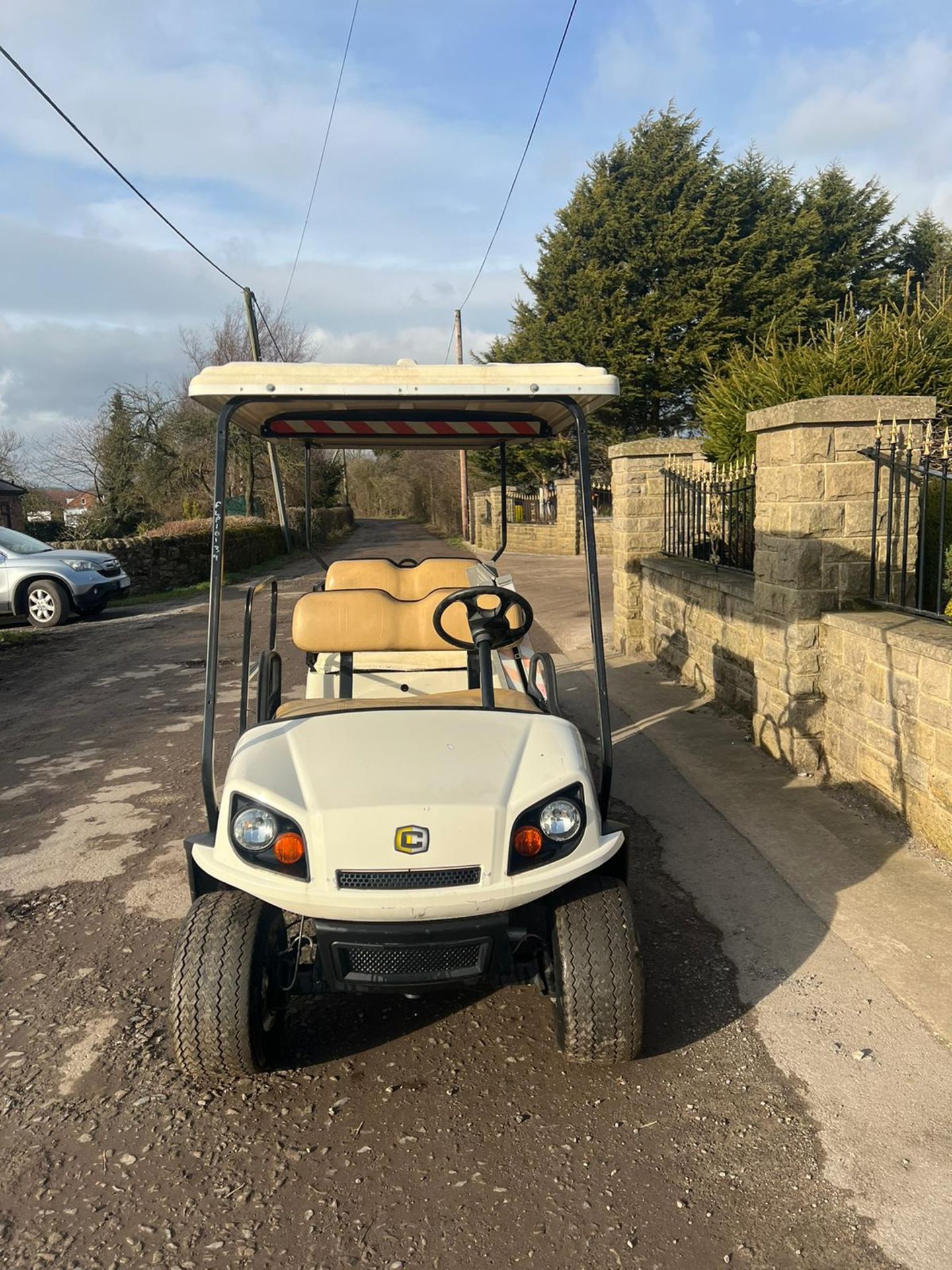 6 seater petrol golf buggy with wheel chair ramp and tie down points *PLUS VAT* - Image 3 of 10