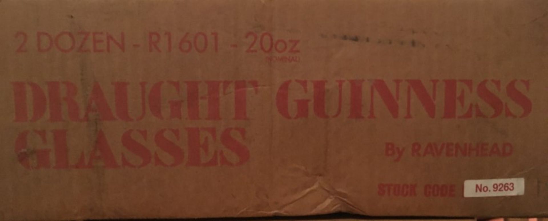Vintage New Old Stock Genuine Guinness Glasses *NO VAT* - Image 9 of 9