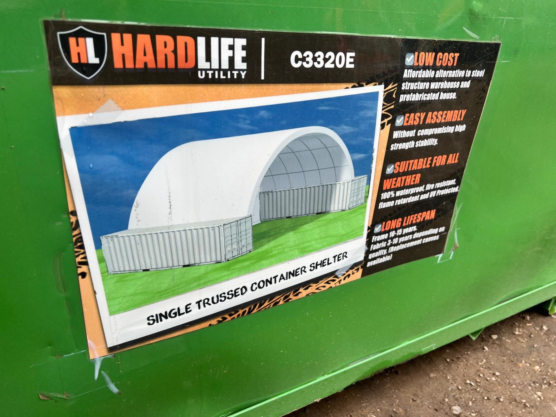 NEW/UNUSED HARDLIFE UTILITY C3320E CONTAINER CANOPY SHEDS *PLUS VAT* - Image 2 of 8