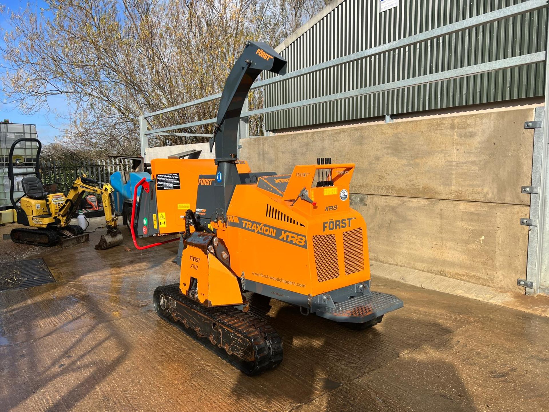 2015 Forst XR8D Traxion 8” Hydraulic Lift Diesel Wood Chipper With Winch *PLUS VAT*