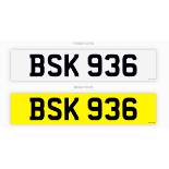 PRIVATE REGISTRATION "BSK 936" NO VAT