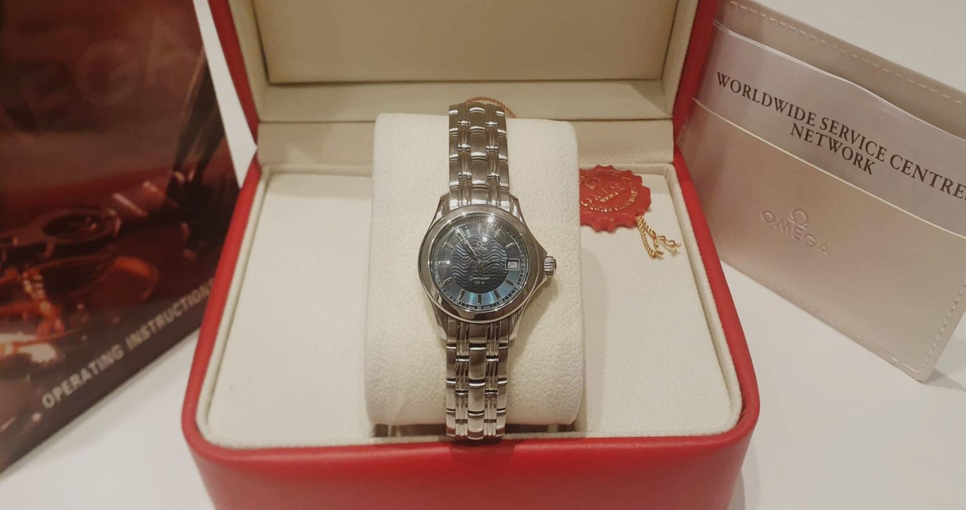 OMEGA SEAMASTER 120M WOMENS Swiss Watch with box NO VAT