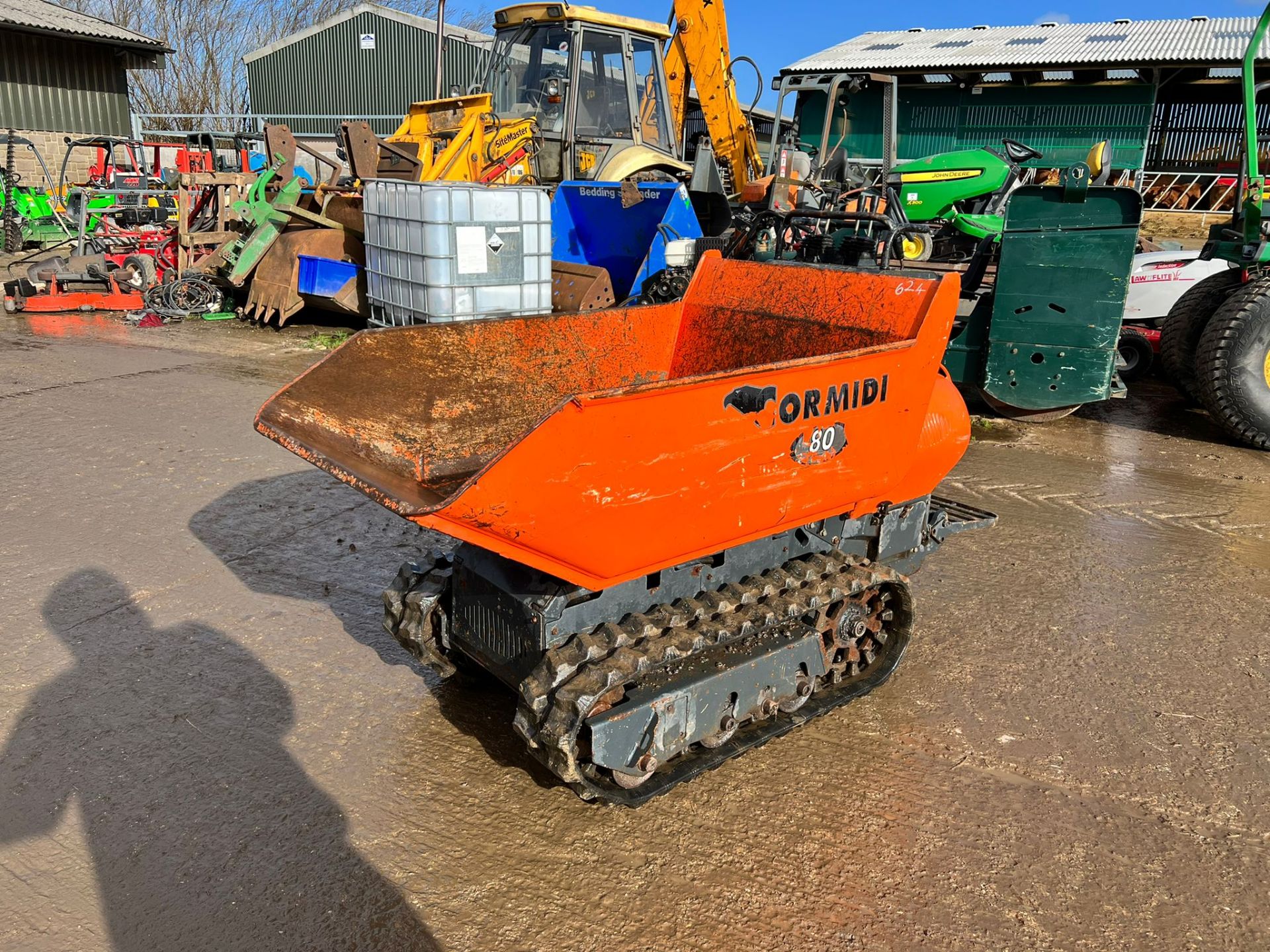 CORMIDI C10.80 DIESLE TRACKED DUMPER, RUNS DRIVES AND TIPS, YANMAR DIESEL ENGINE *PLUS VAT* - Image 2 of 7