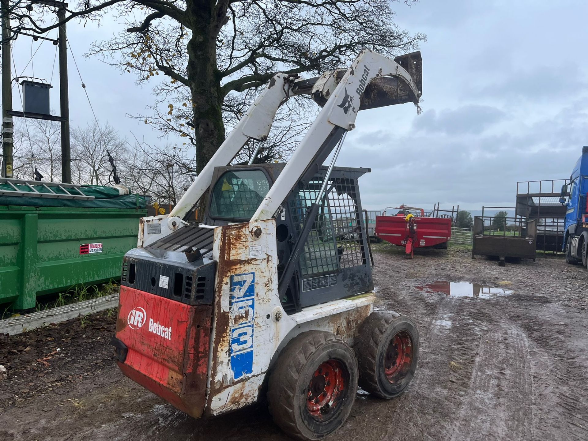 Bobcat 753 skid steer, engine starts and runs lovely *NO VAT* - Image 3 of 5