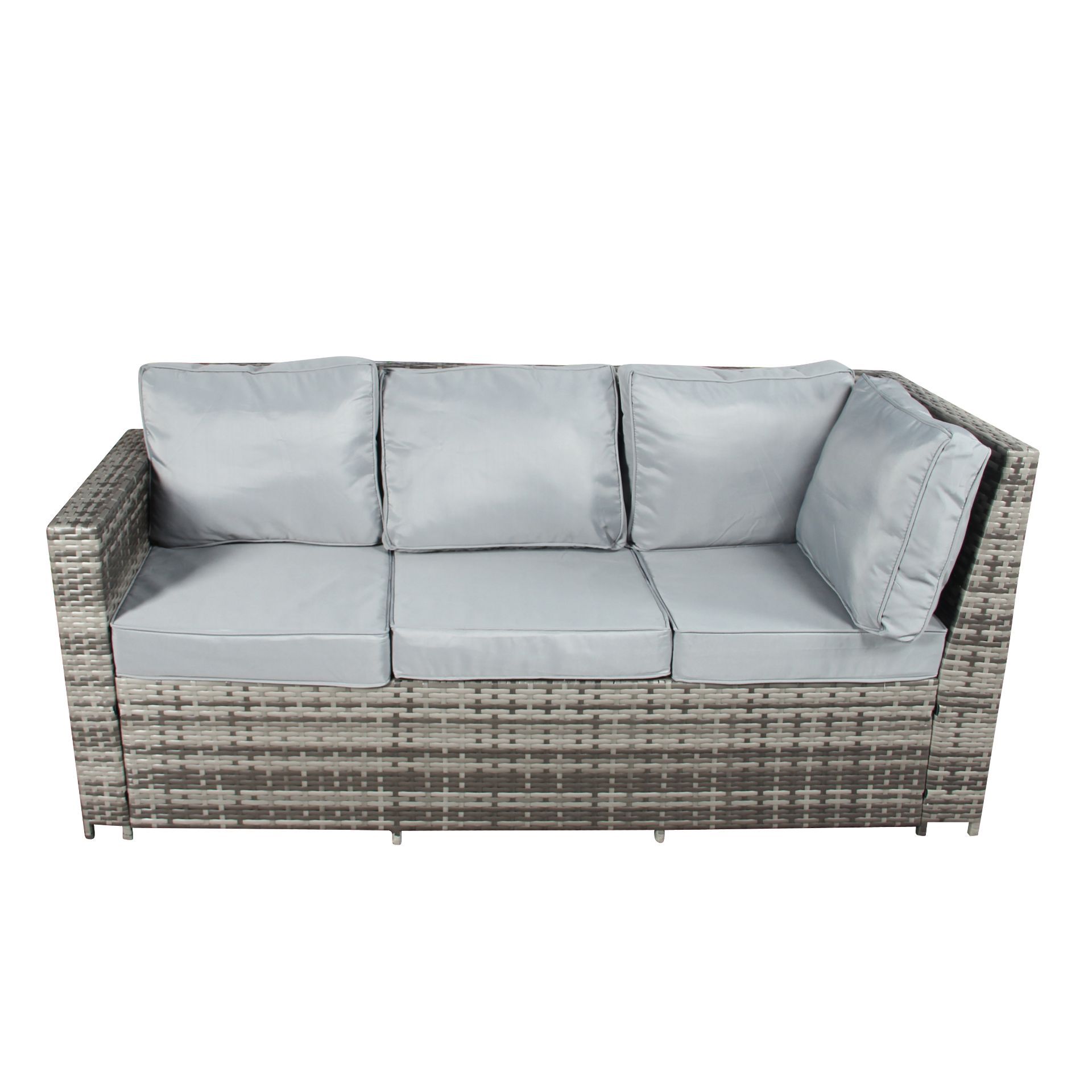 Brand new Rattan set 8 seater corner set with rise and lowering table *PLUS VAT* - Image 2 of 9