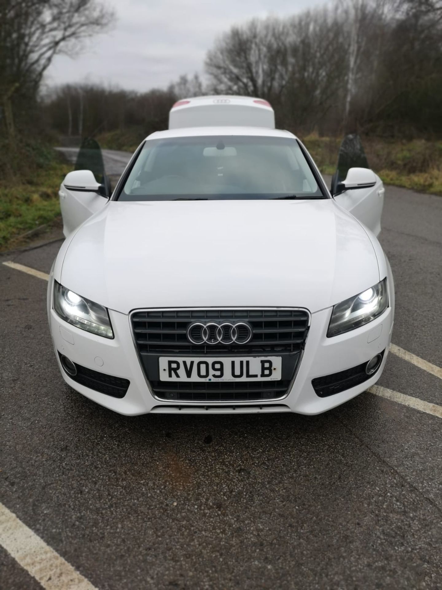 2009 AUDI A5 SPORT 180 TFSI WHITE COUPE *NO VAT* - Image 3 of 16