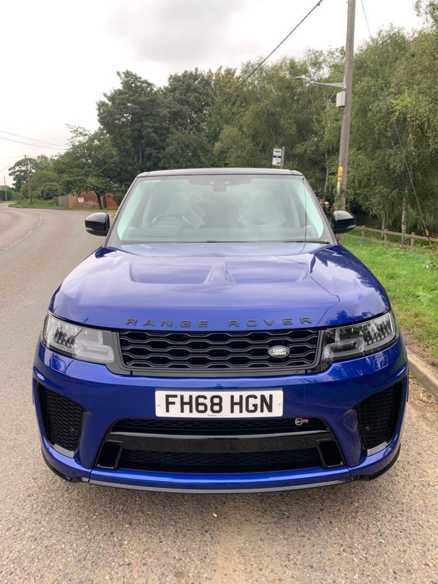 2018 LAND ROVER RANGE ROVER SPORT SVR S/C AUTO BLUE SUV ESTATE *NO VAT* - Image 7 of 31