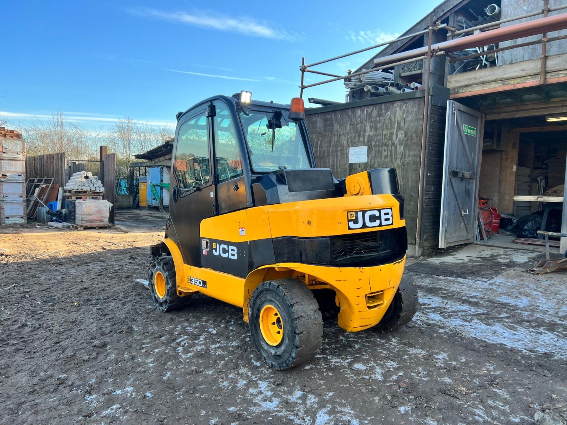 2018/19 JCB TLT35D Construction Master 4x4 3.5 Ton Telescopic Forklift/Teletruck *PLUS VAT* - Image 5 of 12