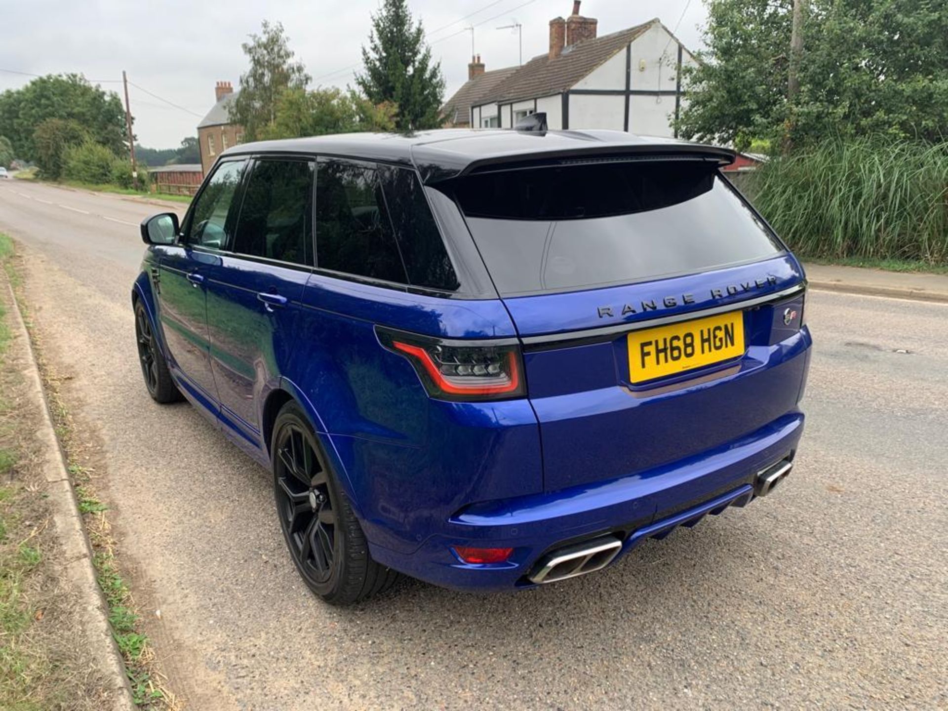 2018 LAND ROVER RANGE ROVER SPORT SVR S/C AUTO BLUE SUV ESTATE *NO VAT* - Image 6 of 31