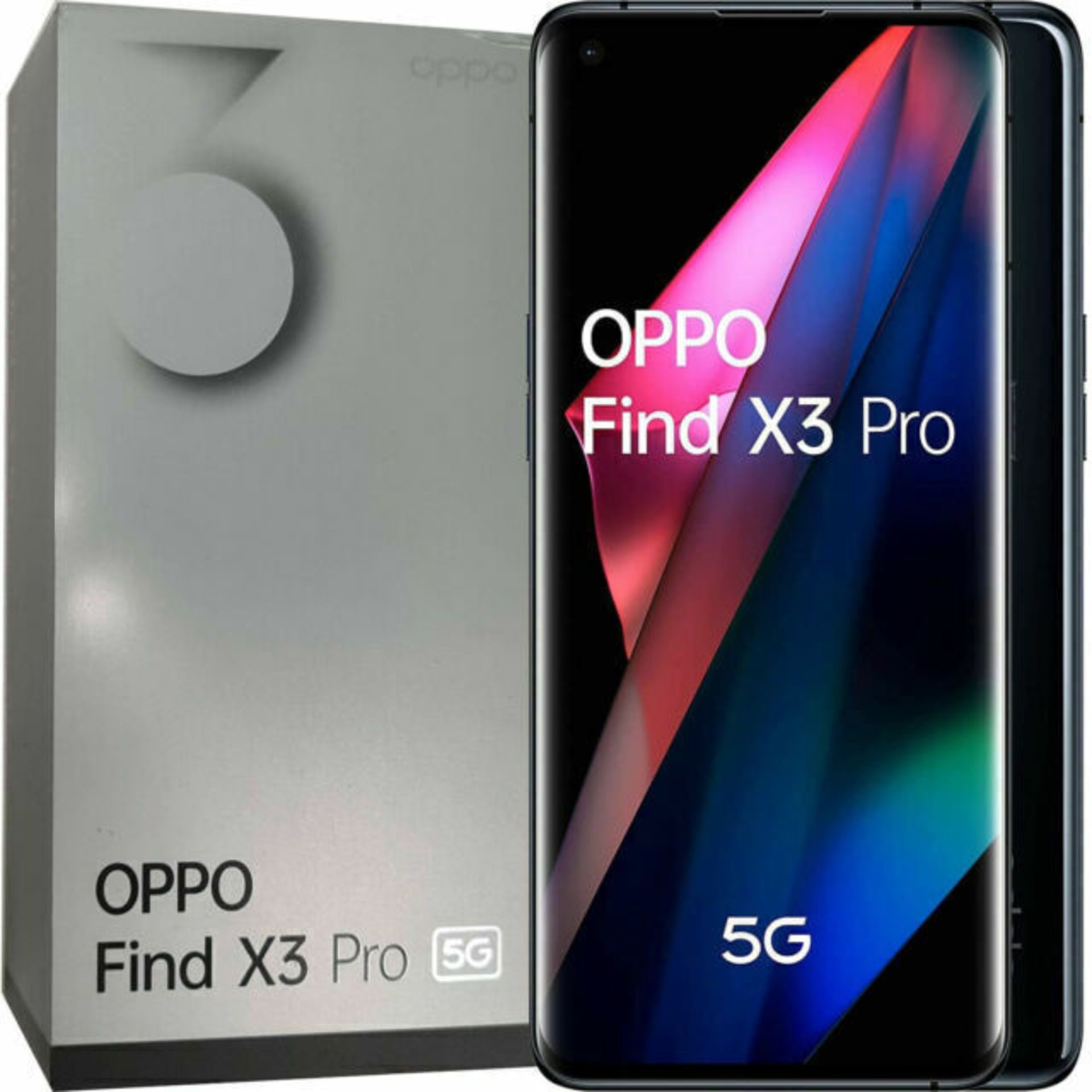 IMMACULATE OPPO FIND X3 PRO 256GB SILVER / CHROME UNLOCKED SMARTPHONE *NO VAT*