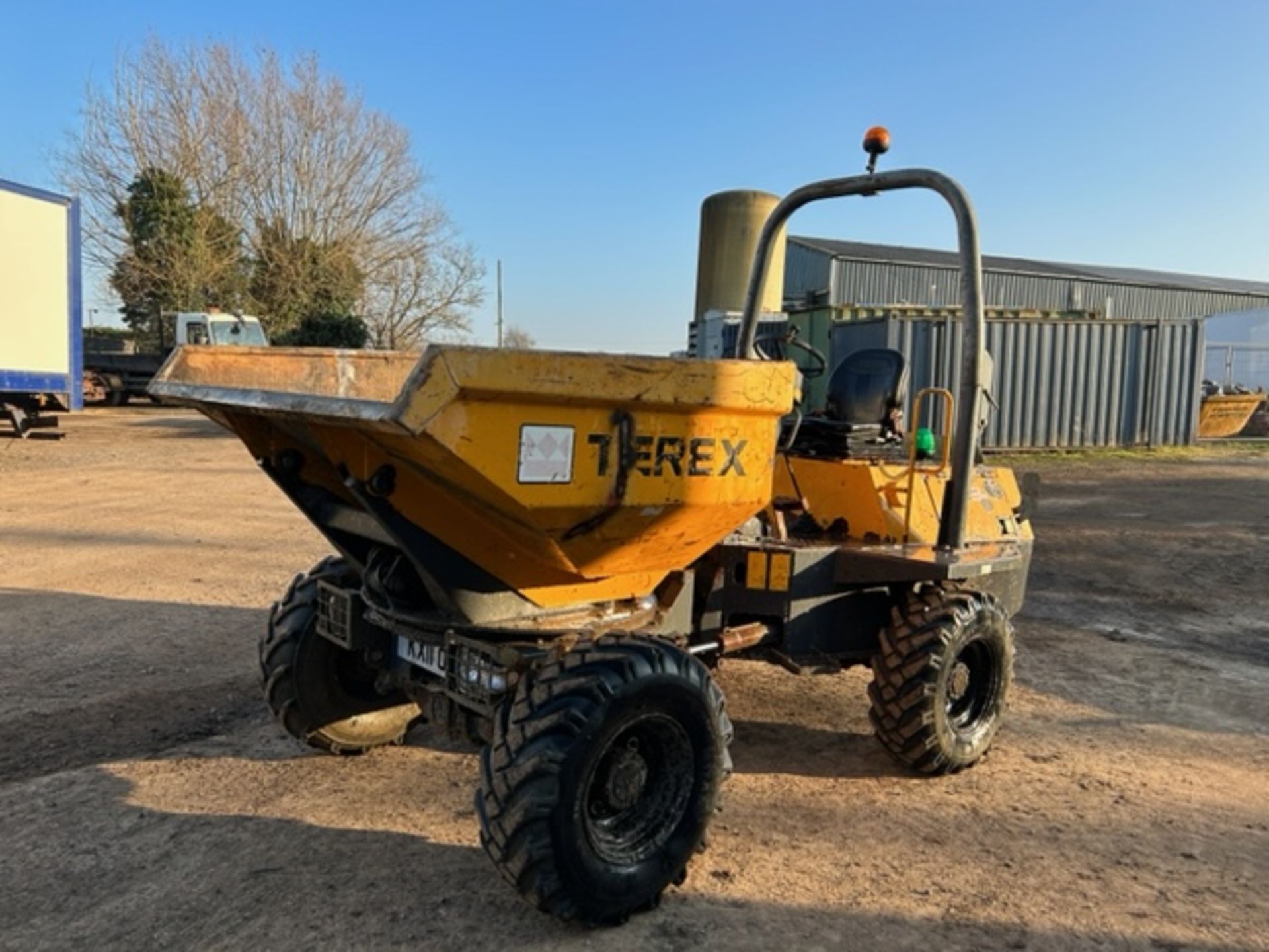 2011 Terex TA3 S 3 Ton Swivel Skip Dumper Only 1100 Hours *PLUS VAT*