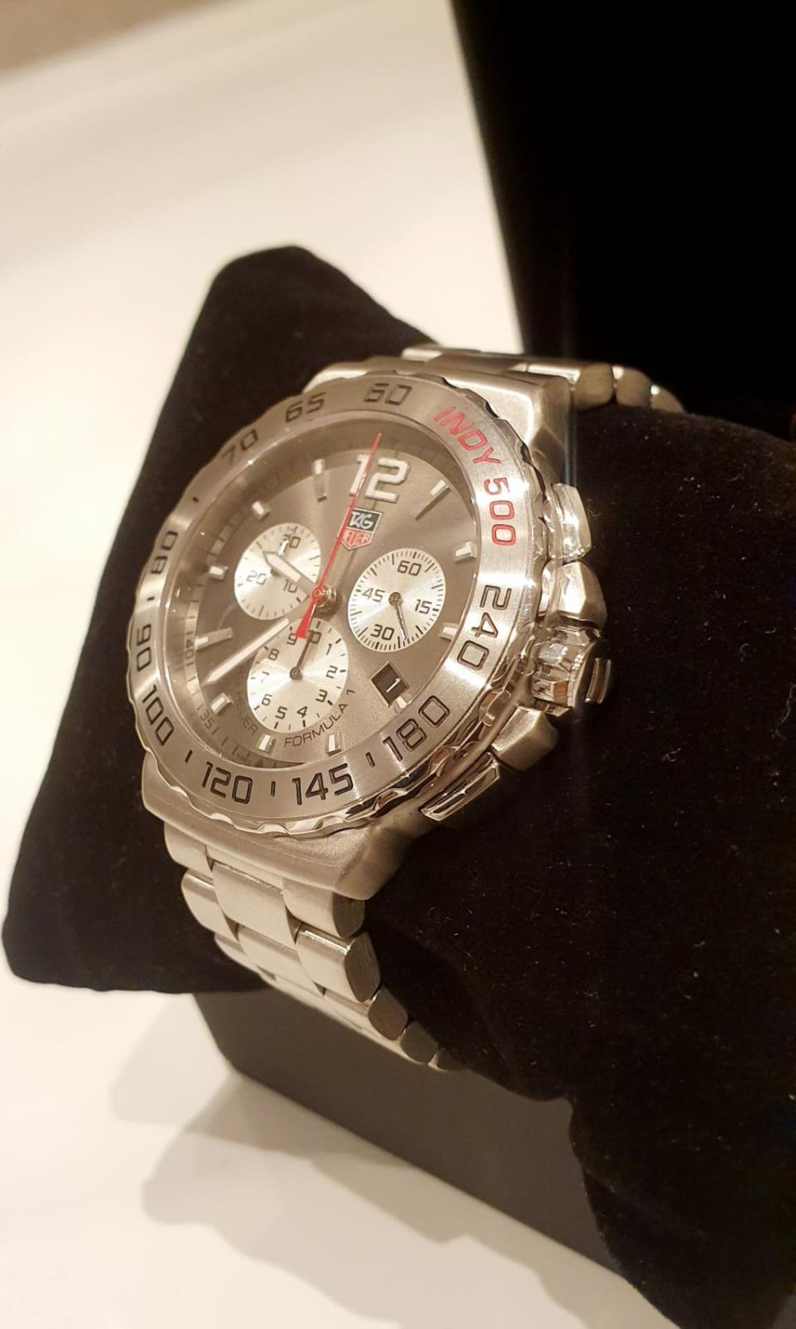 TAG HEUER INDY 500 MENS CHRONOGRAPH WATCH NO VAT - Image 4 of 9