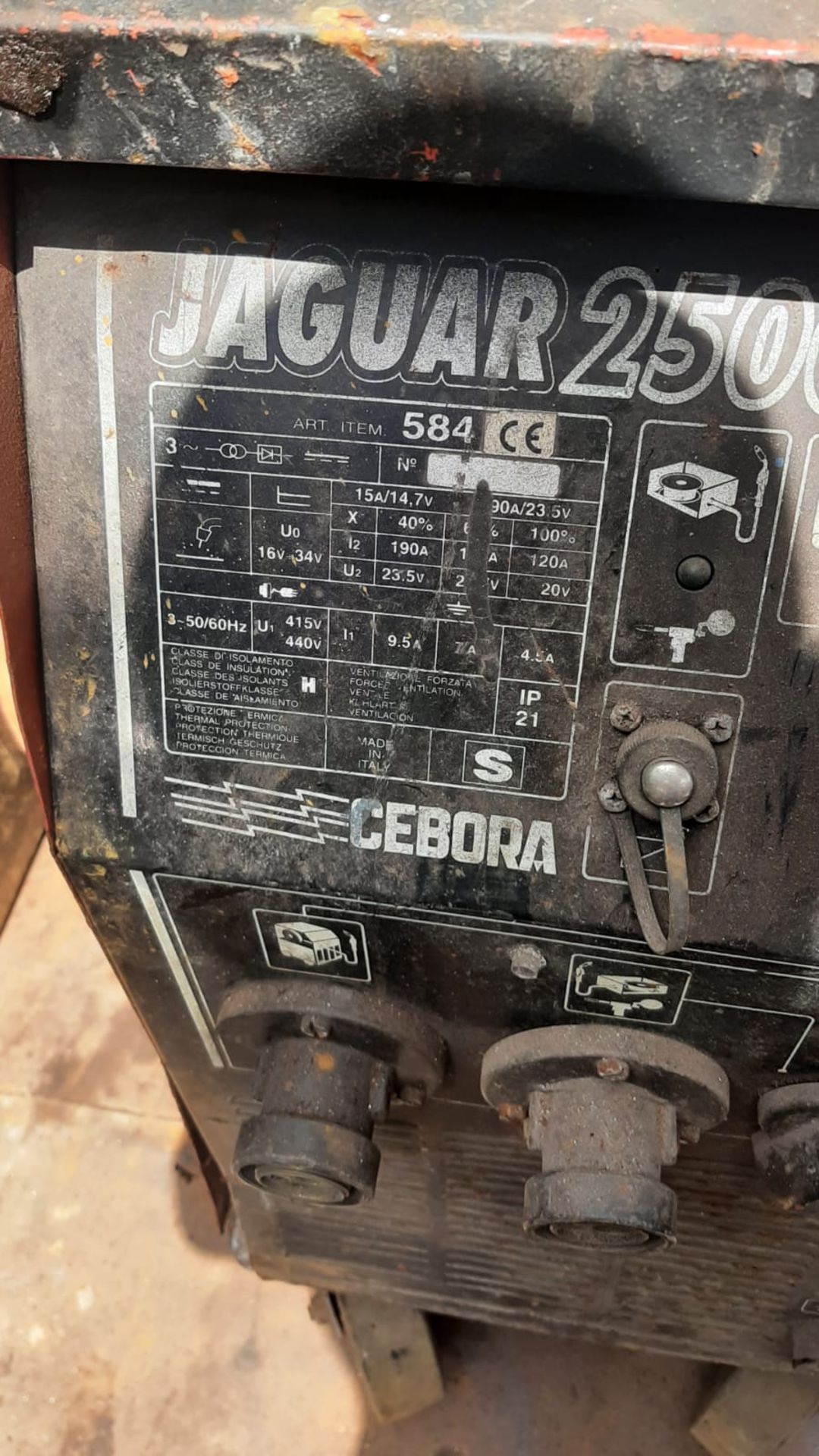 CEBORA JAGUAR 2500, BEEN STOOD *NO VAT* - Image 2 of 4