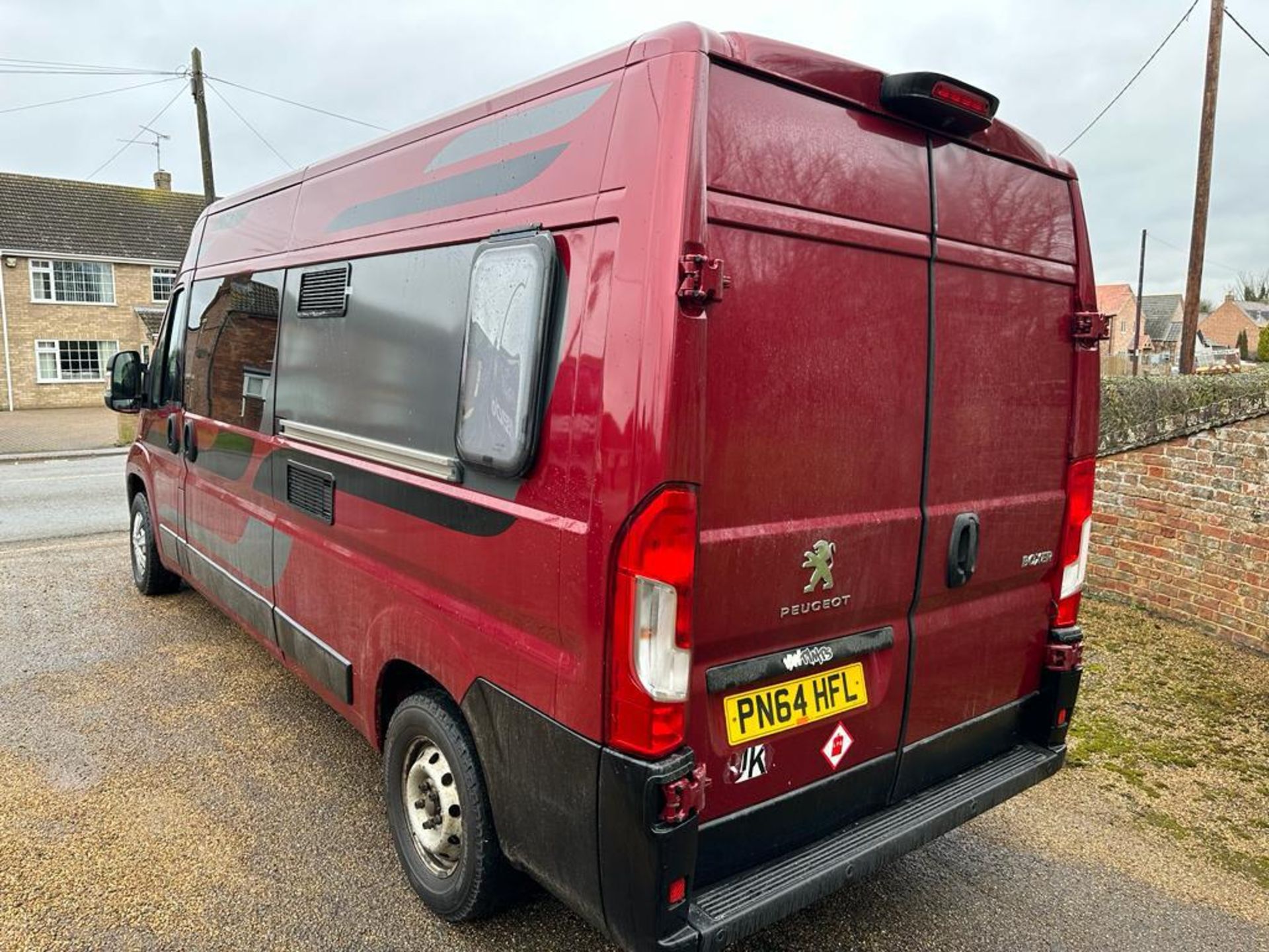 2014 PEUGEOT BOXER MOTORHOME 335 PROFESSIONAL L3H2HDI RED PANEL VAN *NO VAT* - Image 2 of 32