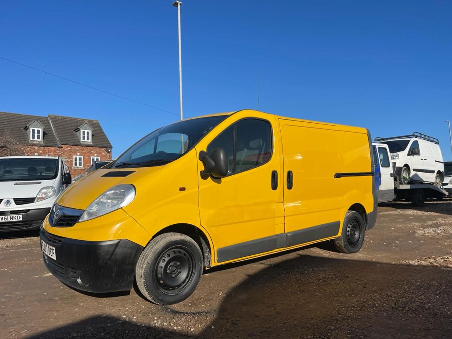 2007 VAUXHALL VIVARO 2900 CDTI SWB YELLOW PANEL VAN *NO VAT*