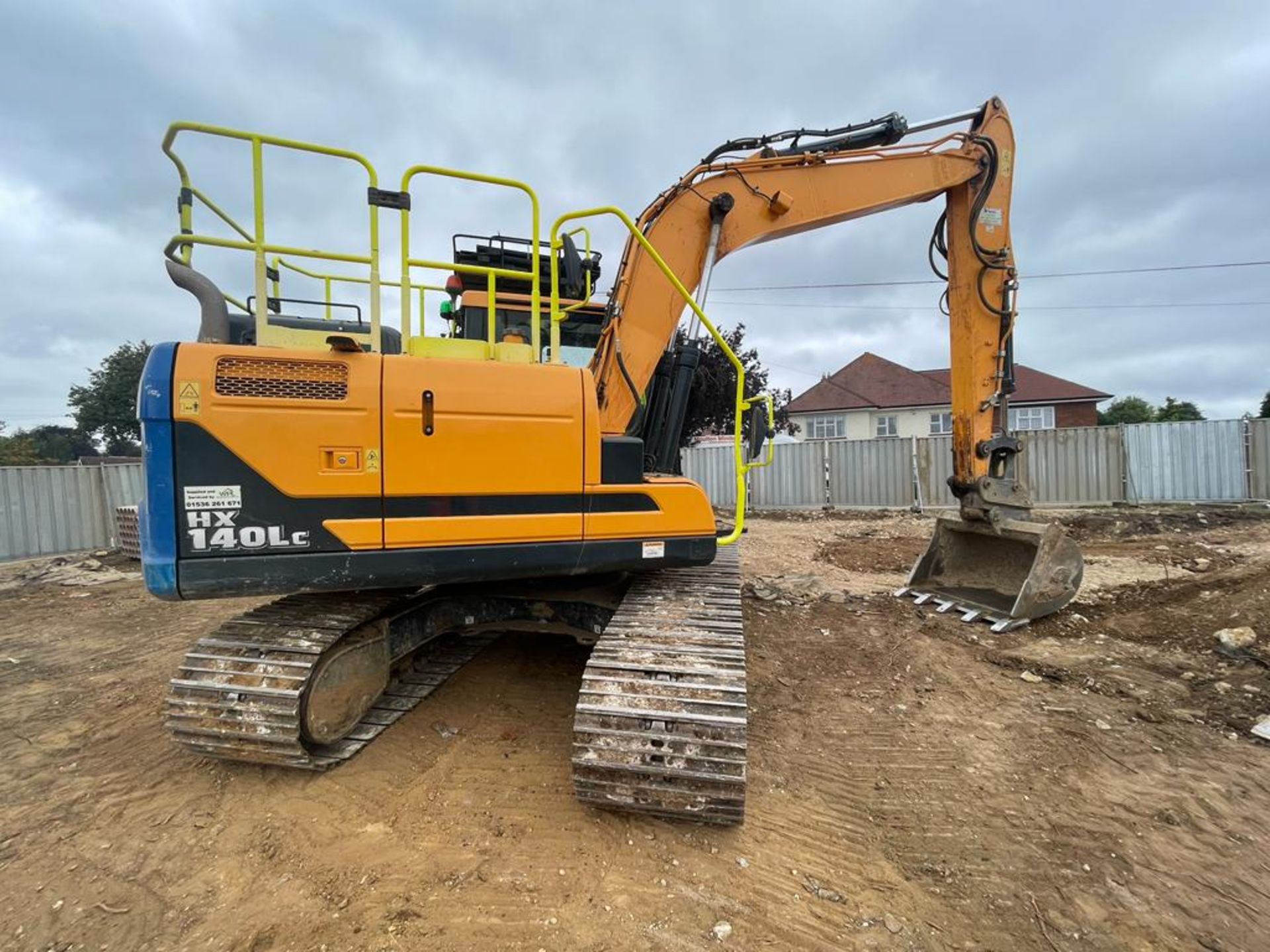 2019 Hyundai hx140 done 2400 hours with quick hitch and four buckets *PLUS VAT*