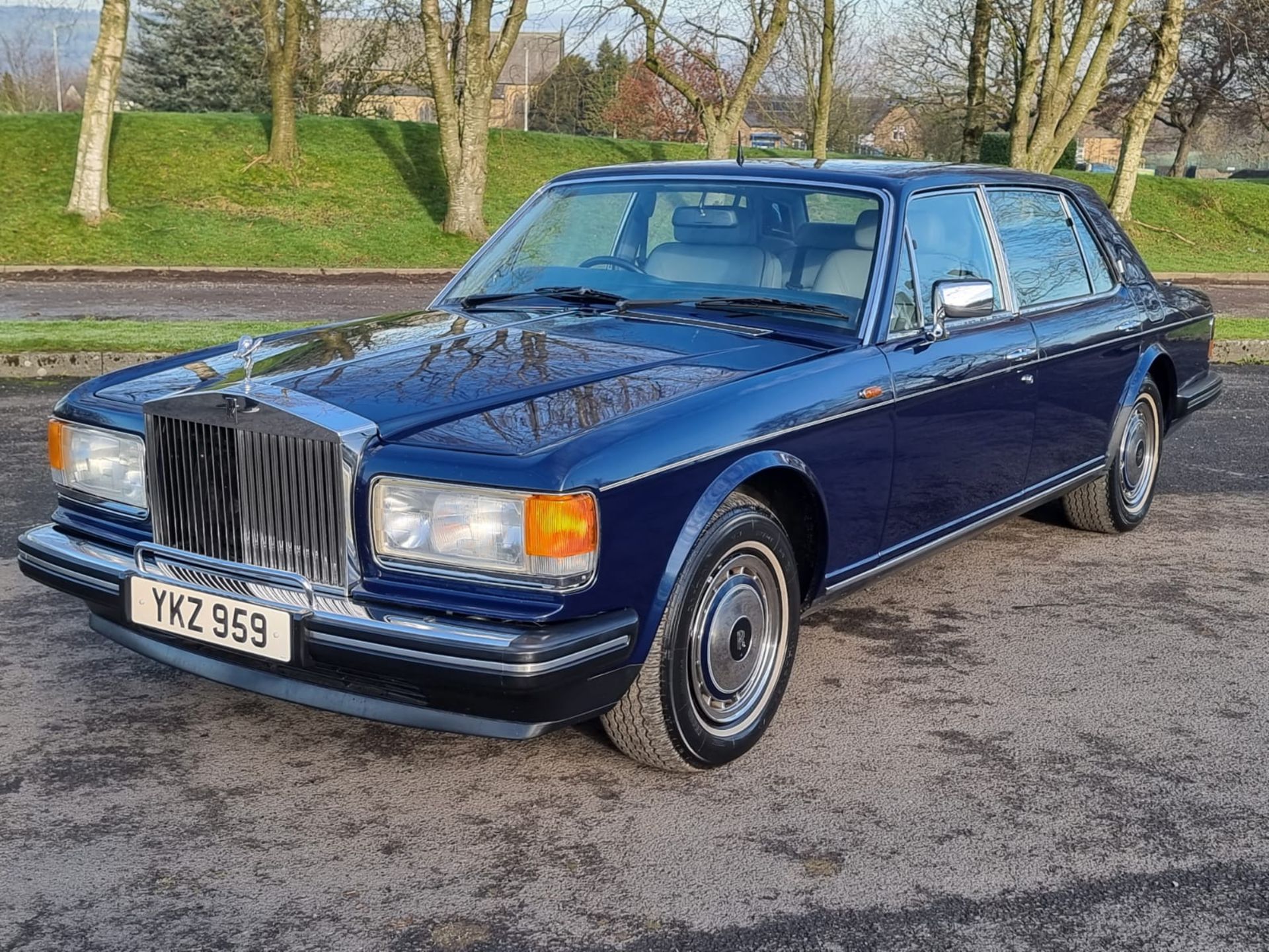 1991 ROLLS ROYCE SILVER SPUR II AUTO BLUE SALOON *NO VAT*