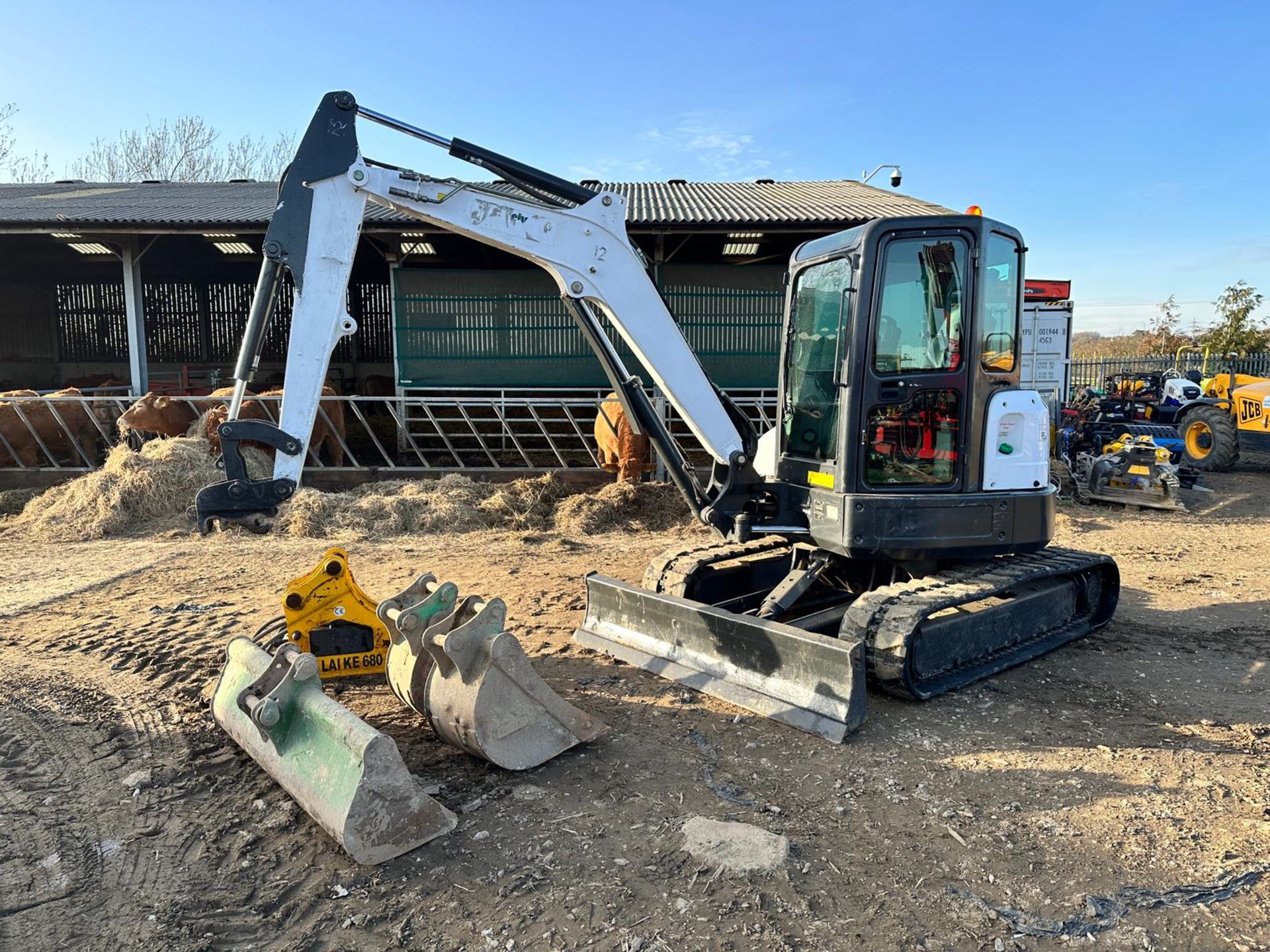 2013 Bobcat E45 4.5 Ton Excavator With Biliakie 680 Rock Breaker *PLUS VAT* - Image 8 of 24