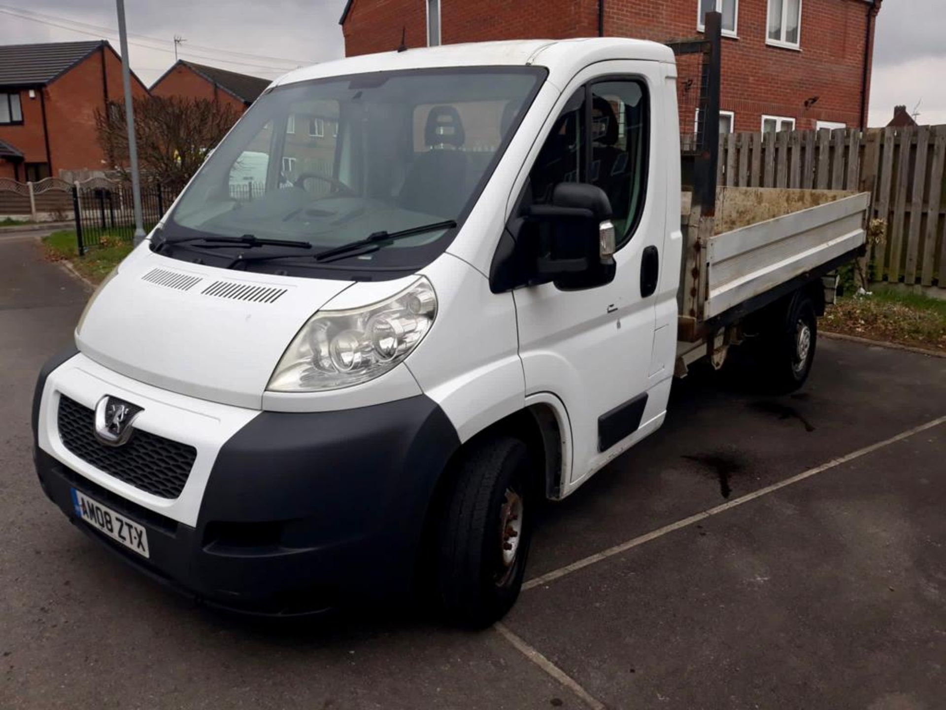 2008 PEUGEOT BOXER 335 MWB WHITE TIPPER VAN *NO VAT*