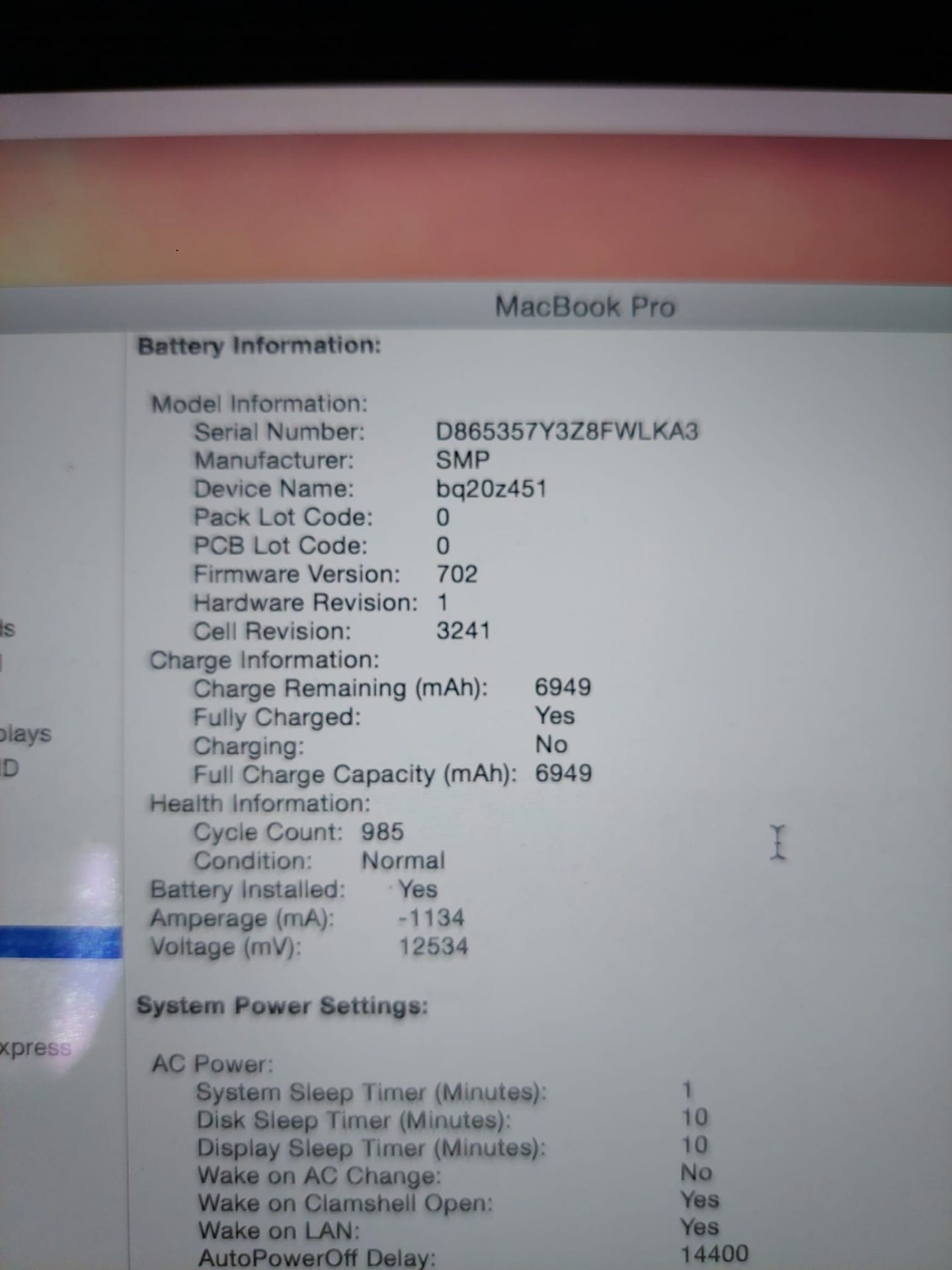 Apple 2015 Macbook Pro Retina w/ 15 Inch Display and Intel i7 CPU *NO VAT* - Image 13 of 13