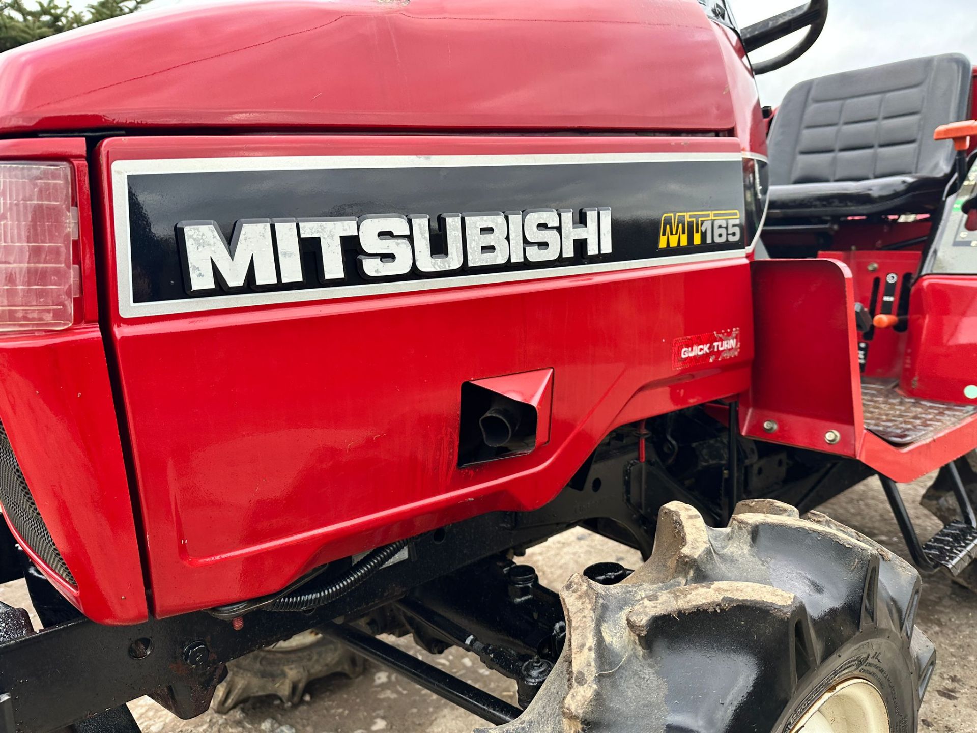 Mitsubishi MT165 4WD Compact Tractor With 2021 Winton 1.25 Metre Flail Mower *PLUS VAT* - Image 13 of 19