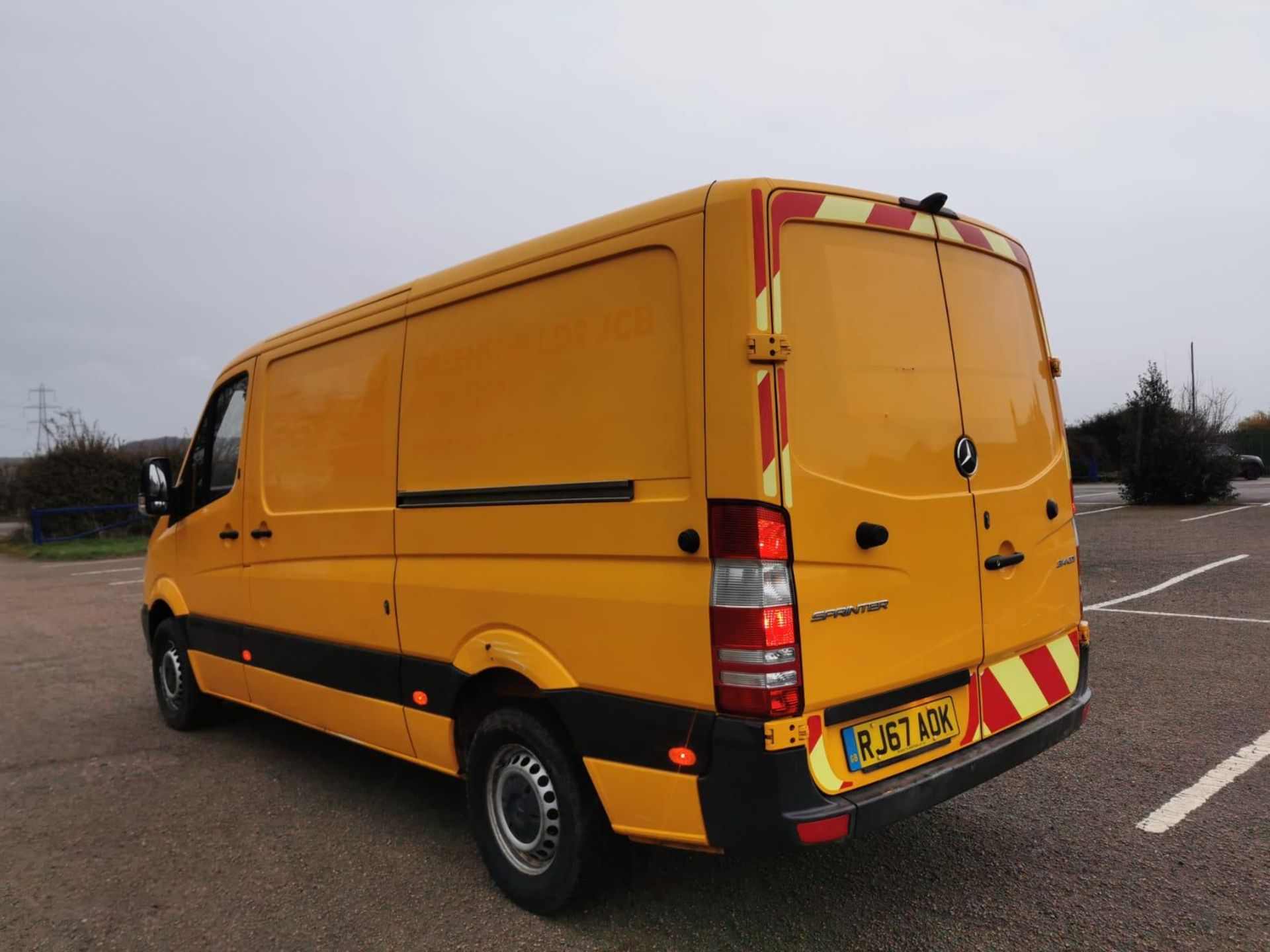 2017/67 REG MERCEDES-BENZ SPRINTER 314 CDI YELLOW DIESEL PANEL VAN, SHOWING 0 FORMER KEEPERS *NO VAT - Image 5 of 28