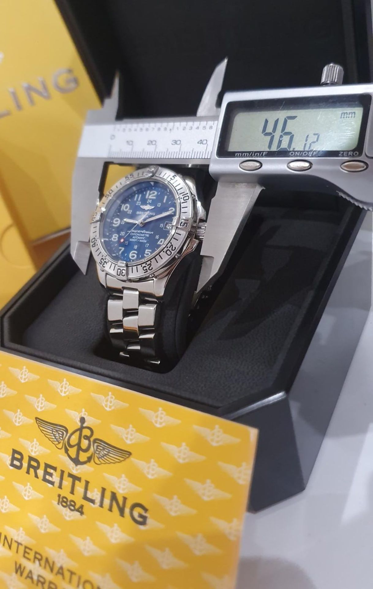 BREITLING SUPEROCEAN 43mm Chronometre Automatic Box & Papers Mens Swiss Watch NO VAT - Image 5 of 10