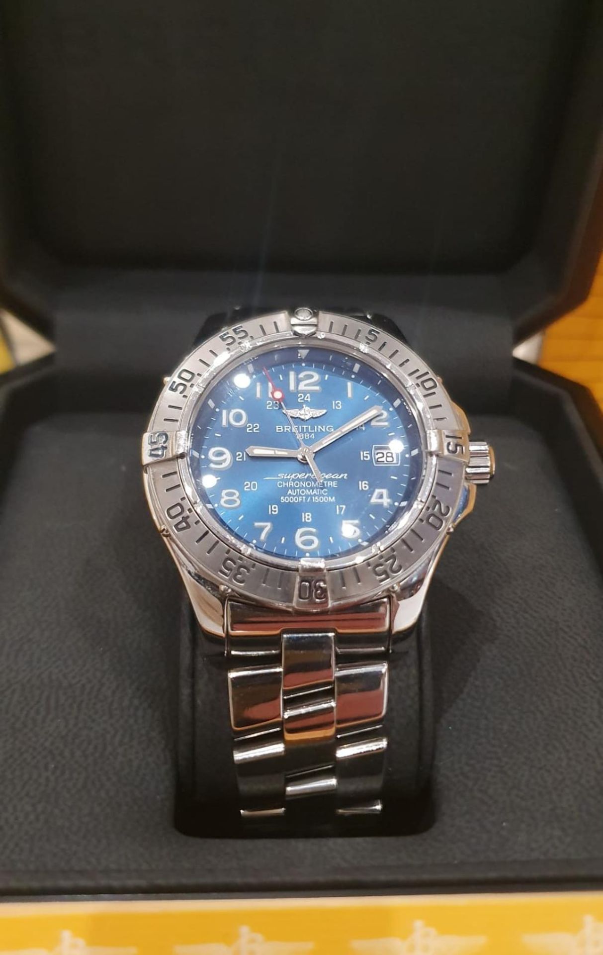 BREITLING SUPEROCEAN 43mm Chronometre Automatic Box & Papers Mens Swiss Watch NO VAT - Image 2 of 10