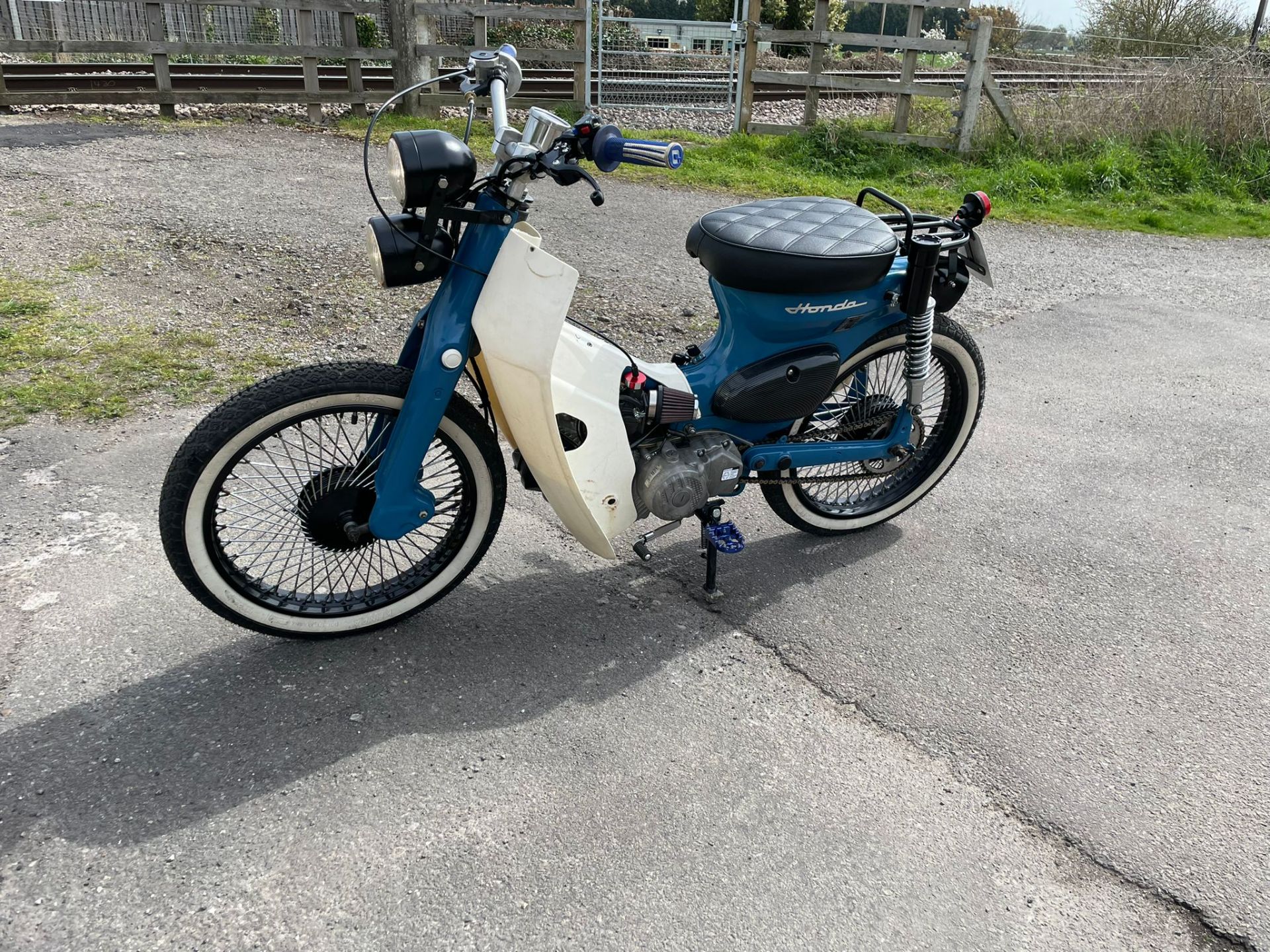 Honda c50 fitted with a 212 Daytona 4 valve engine, very fast and been a 5 speed sits at 70mph - Image 5 of 10