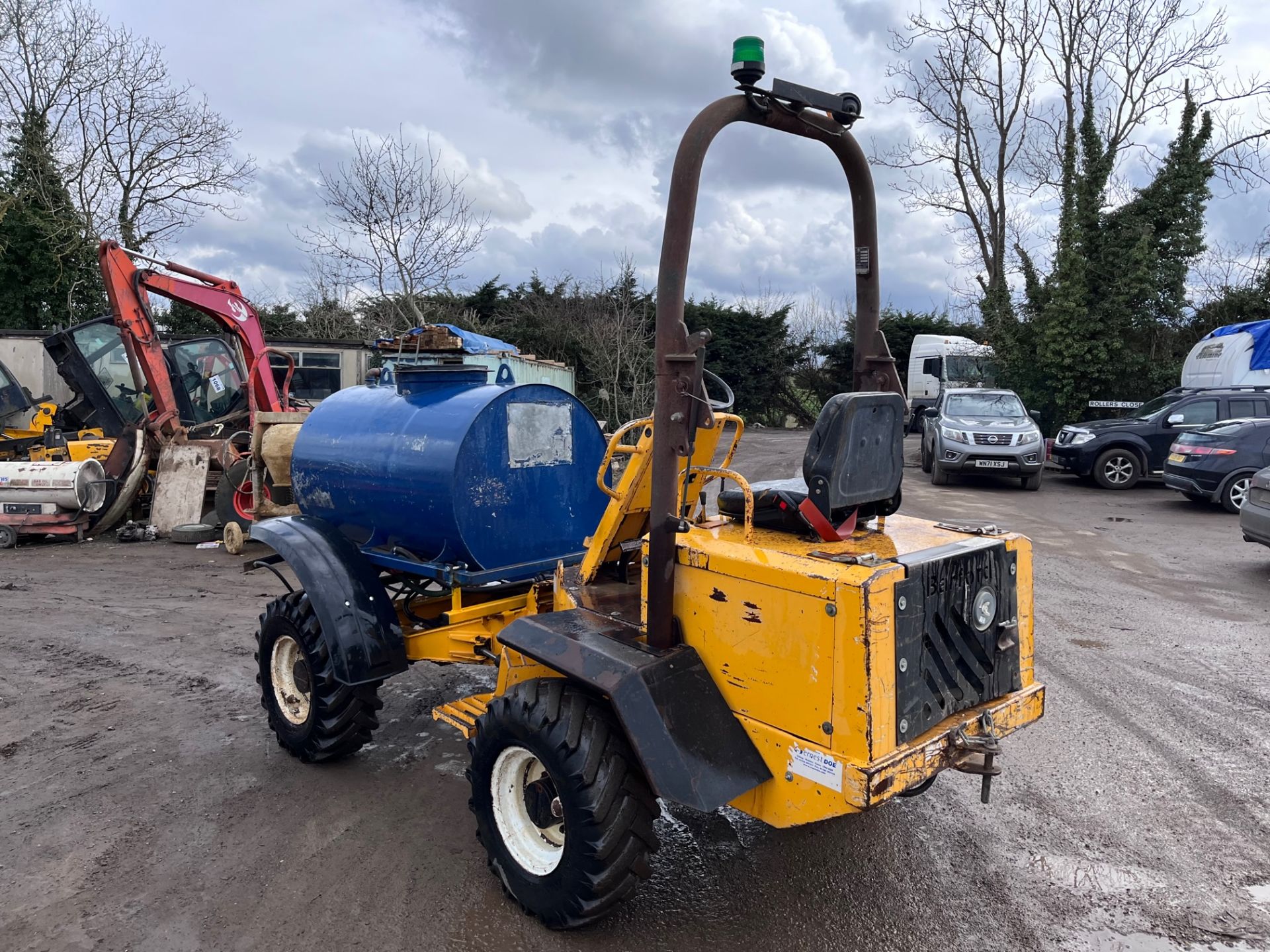 04 Barford dumper with water bowser DUST suppression unit on the front *PLUS VAT* - Image 3 of 5