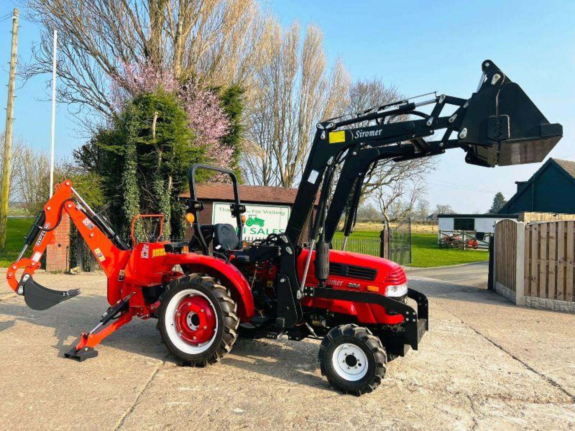 BRAND NEW 2023 SIROMER 304 4WD TRACTOR WITH LOADER & BACK ACTOR *PLUS VAT* - Image 10 of 17