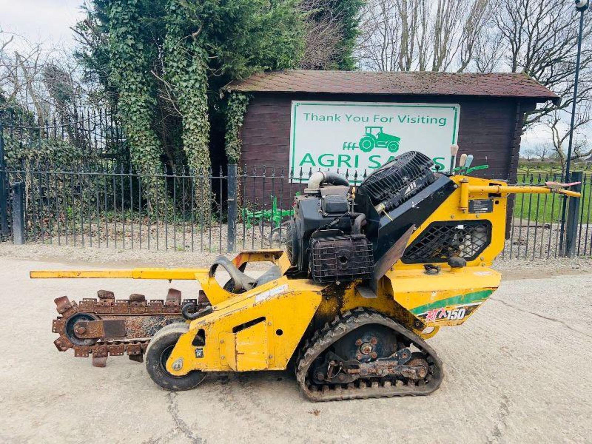 2015 VERMEER RTX450 PEDESTRIAN TRENCHER *PLUS VAT* - Image 5 of 10