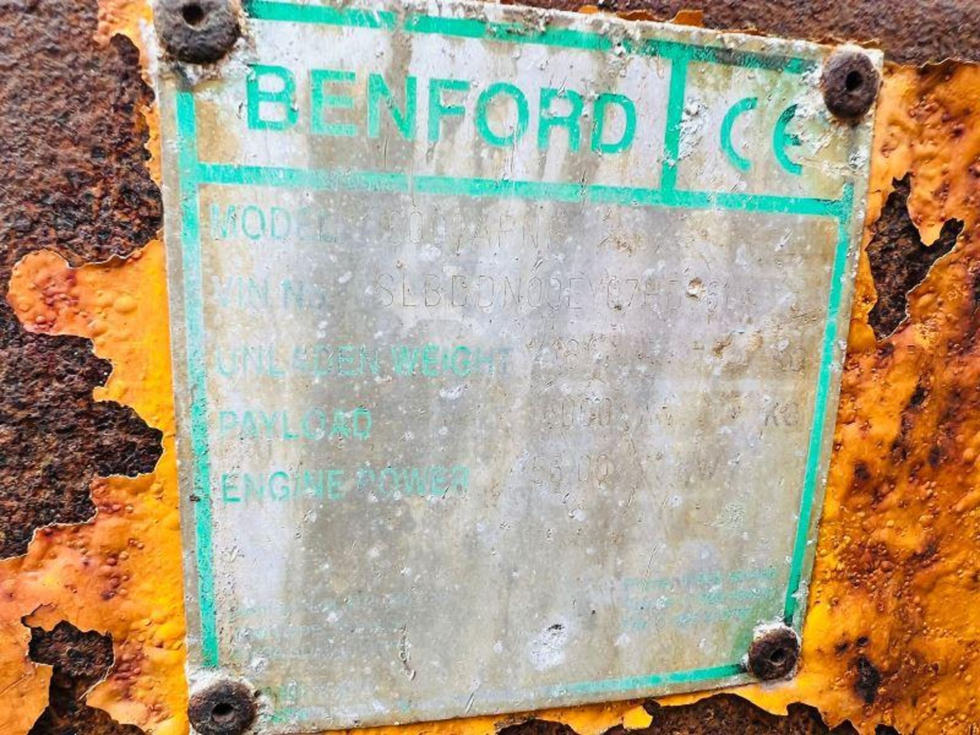 BENFORD 6000 4WD DUMPER *PLUS VAT* - Image 10 of 10