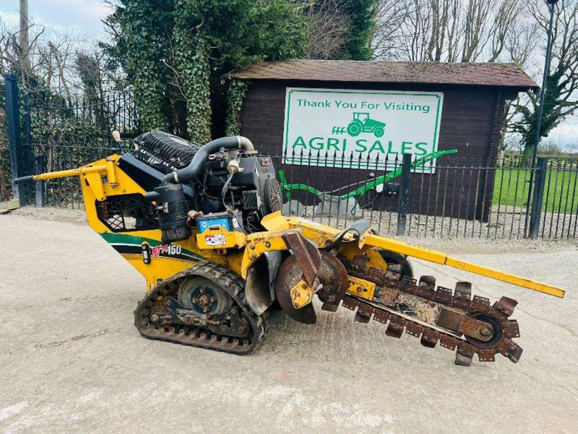 2015 VERMEER RTX450 PEDESTRIAN TRENCHER *PLUS VAT* - Image 6 of 10