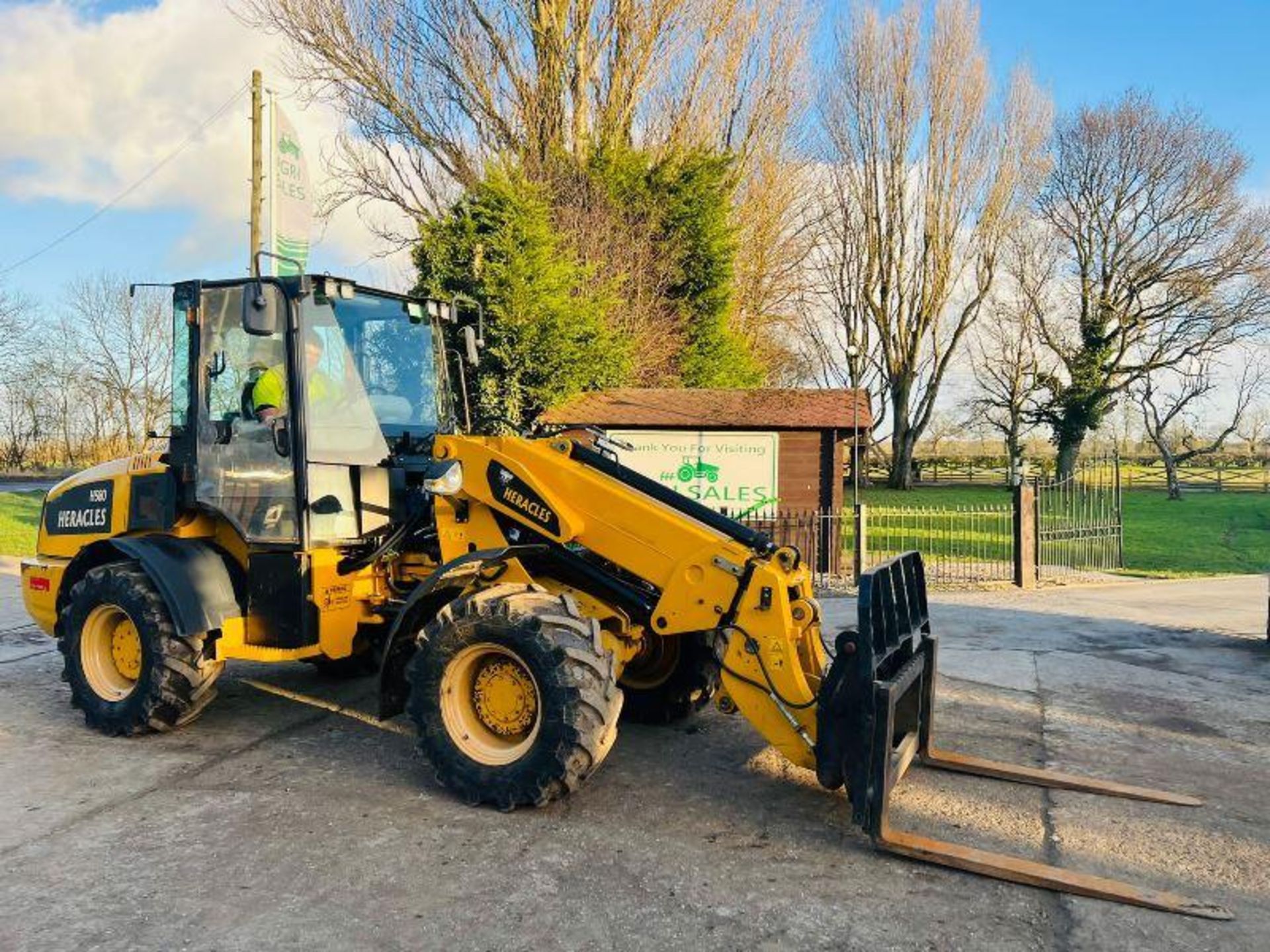 2019 HERACLES H580 4WD TELEHANDLER *PLUS VAT*