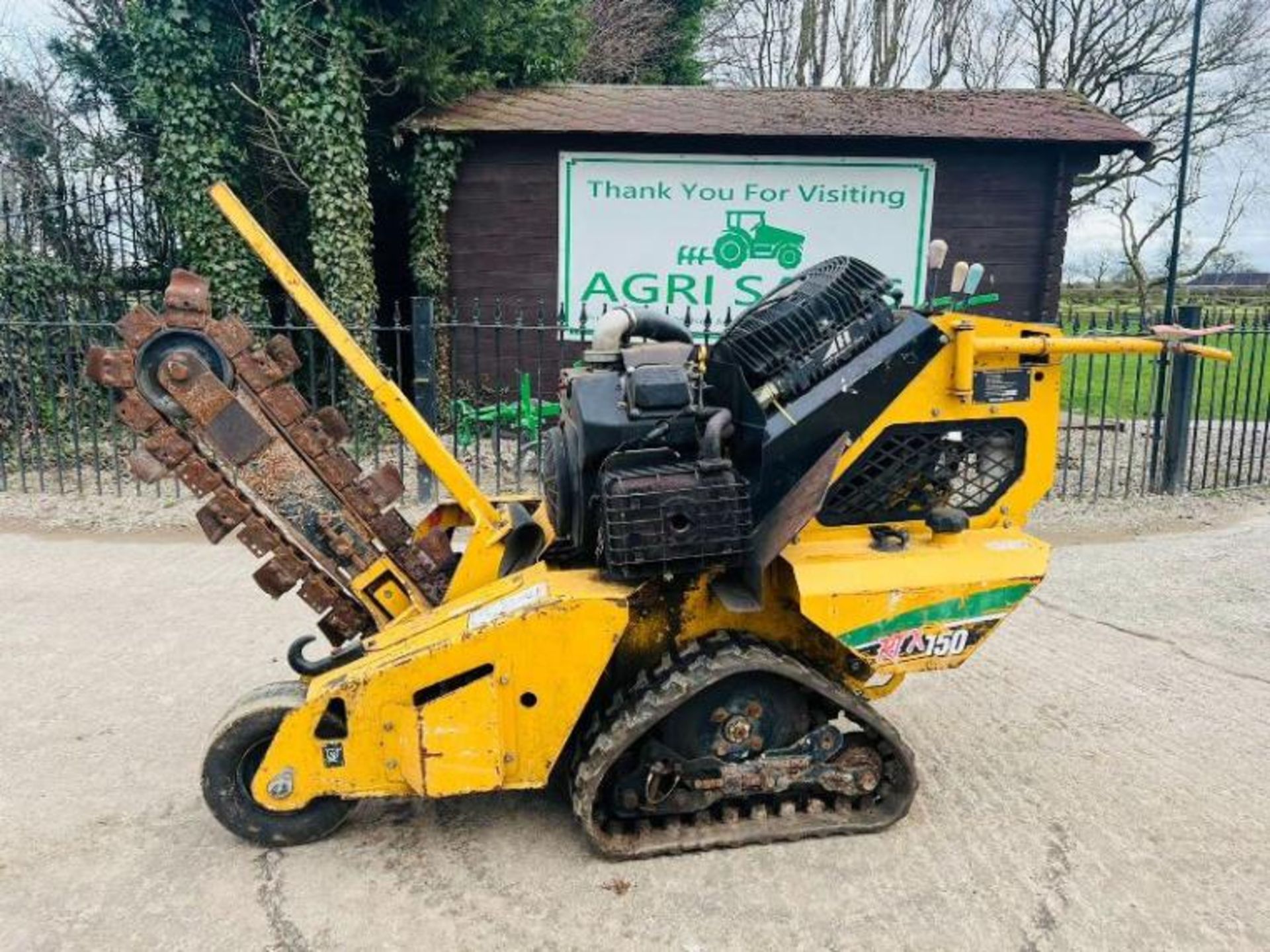 2015 VERMEER RTX450 PEDESTRIAN TRENCHER *PLUS VAT* - Image 3 of 10