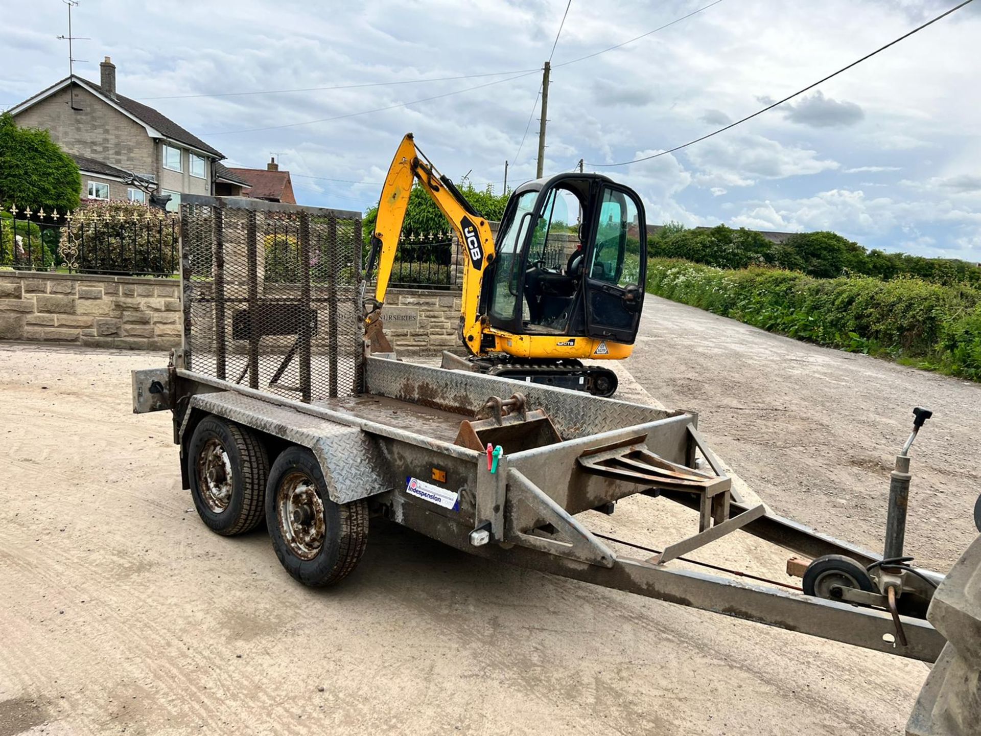 2013 JCB 8018 1.8 Ton Mini Digger With Indespension 2.7 Ton Plant Trailer Runs Drives "PLUS VAT" - Image 14 of 28