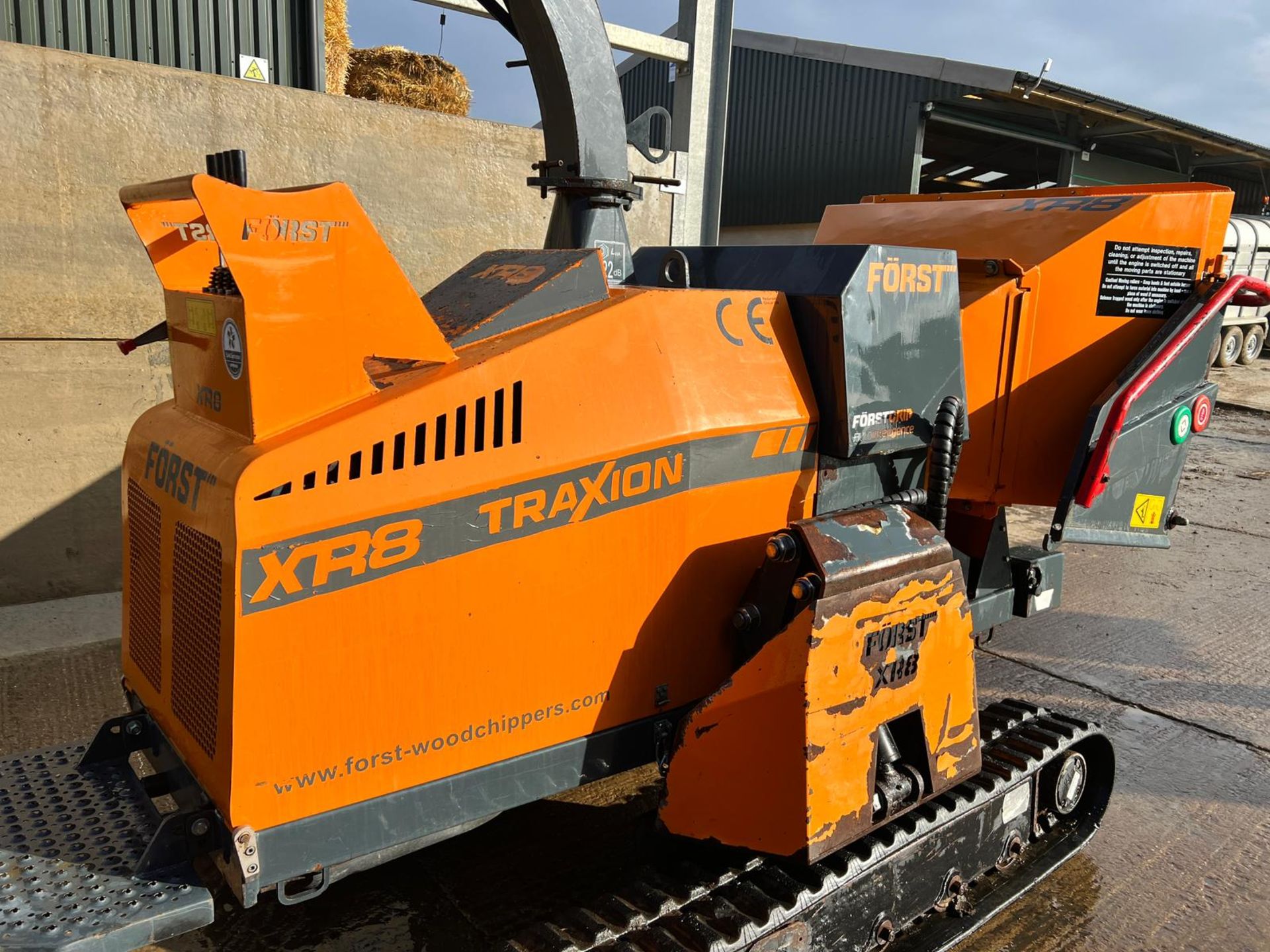 2015 Forst XR8D Traxion 8” Hydraulic Lift Diesel Wood Chipper With Winch *PLUS VAT* - Image 22 of 26