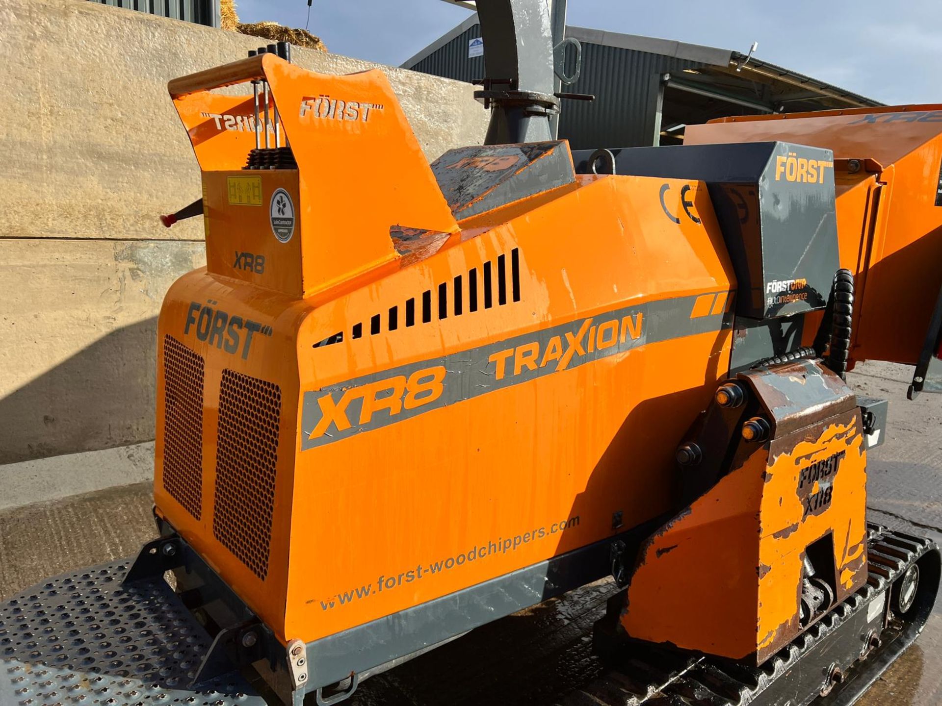 2015 Forst XR8D Traxion 8” Hydraulic Lift Diesel Wood Chipper With Winch *PLUS VAT* - Image 19 of 26