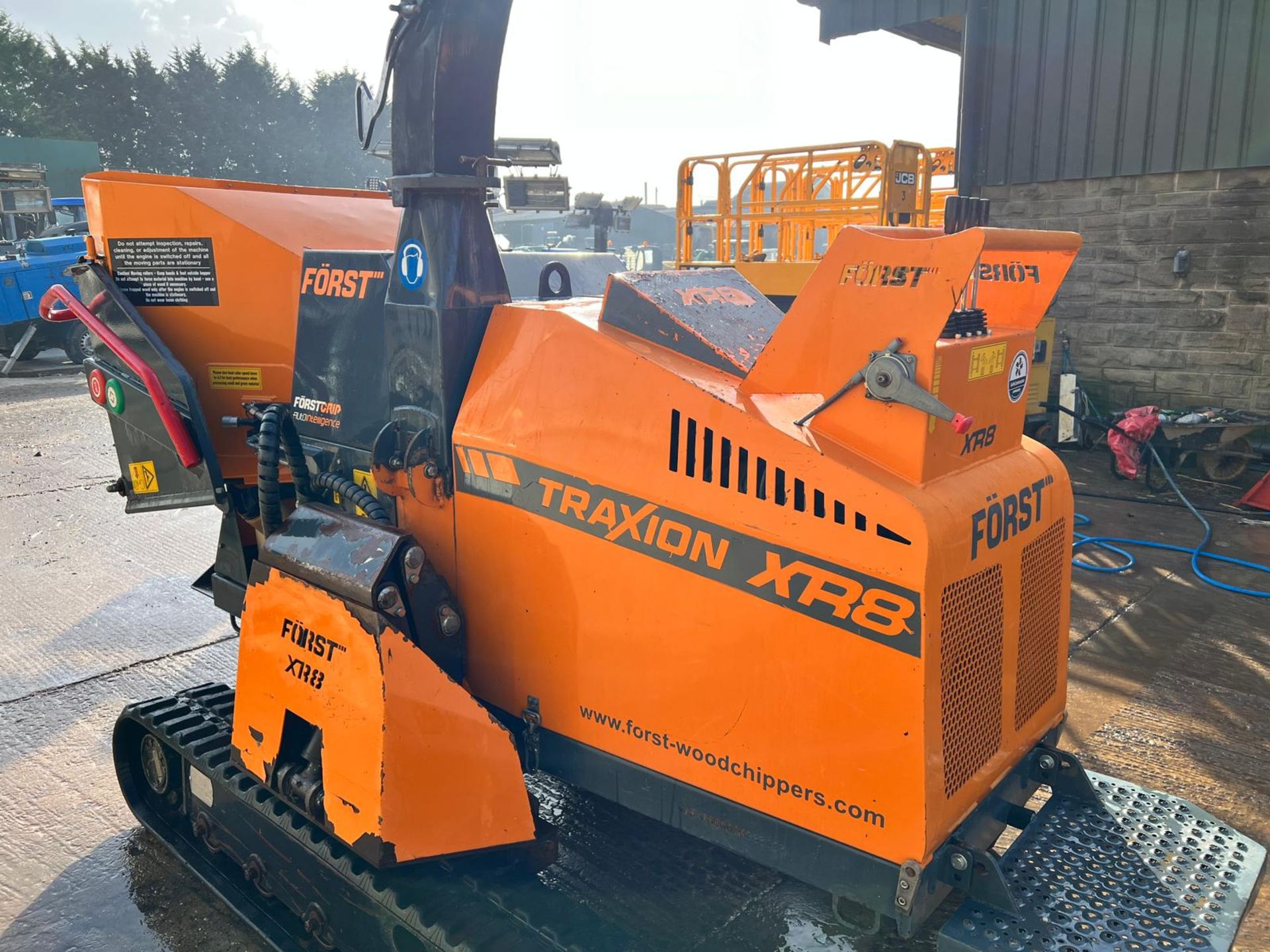 2015 Forst XR8D Traxion 8” Hydraulic Lift Diesel Wood Chipper With Winch *PLUS VAT* - Image 16 of 26