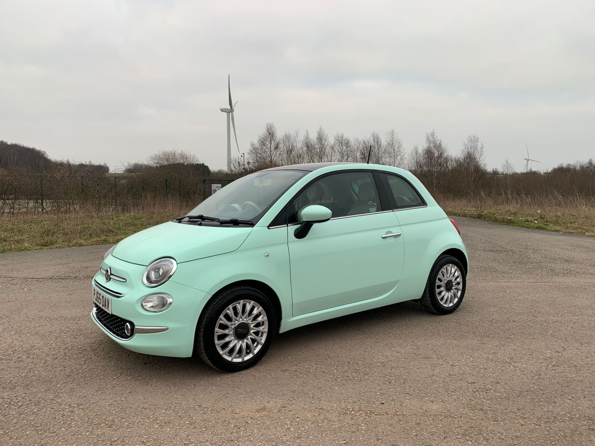 2015 FIAT 500 LOUNGE TWIN AIR GREEN HATCHBACK *NO VAT* - Image 7 of 16