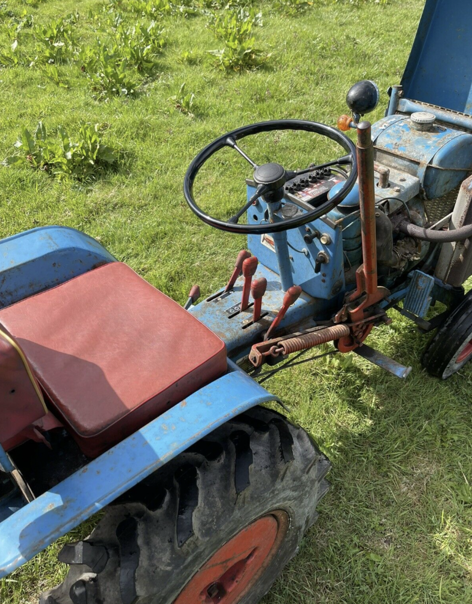 Gutbrod tractor and rotavator - Image 6 of 9