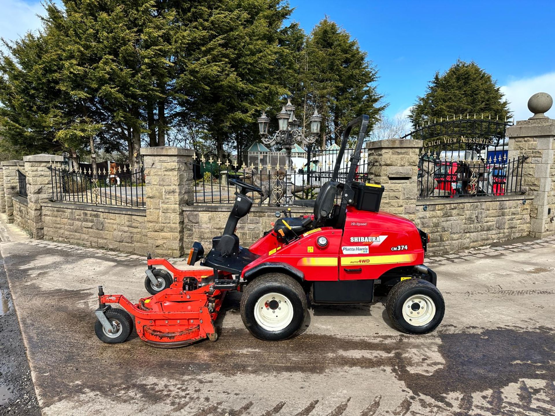 2015 Shibaura CM374 4WD Outfront Ride On Mower With Weidemann 5FT Rotary Deck *PLUS VAT* - Image 6 of 13