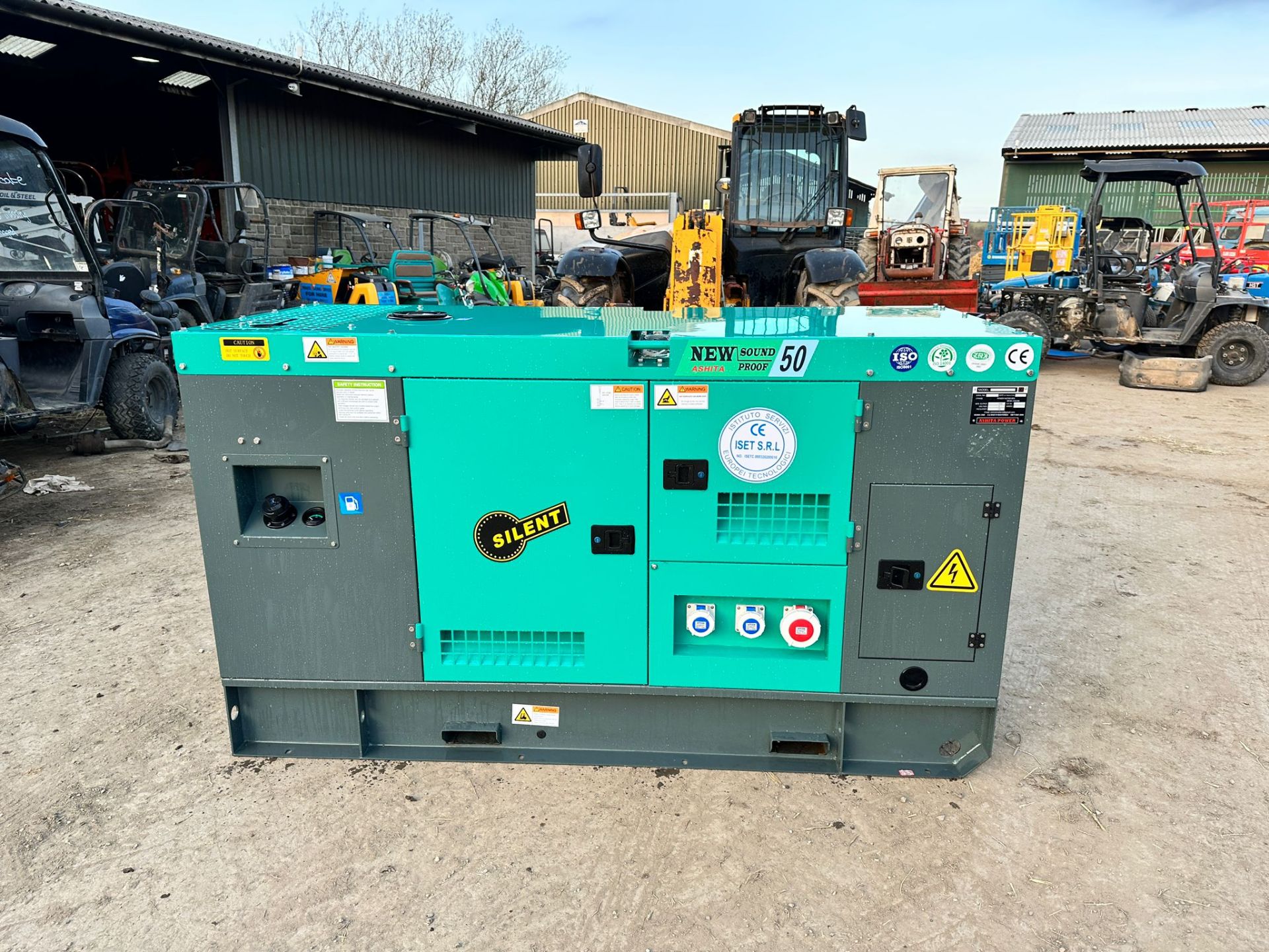 New/Unused 50KvA Diesel Sound Proof Generator *PLUS VAT* - Image 2 of 15