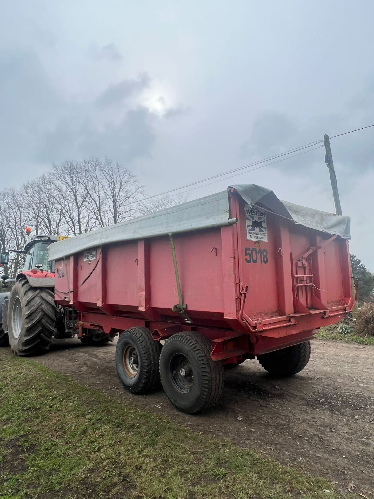 RICHARD WESTERN 11 TON CORN TRAILER TIPPING TRAILER * PLUS VAT* - Image 10 of 18