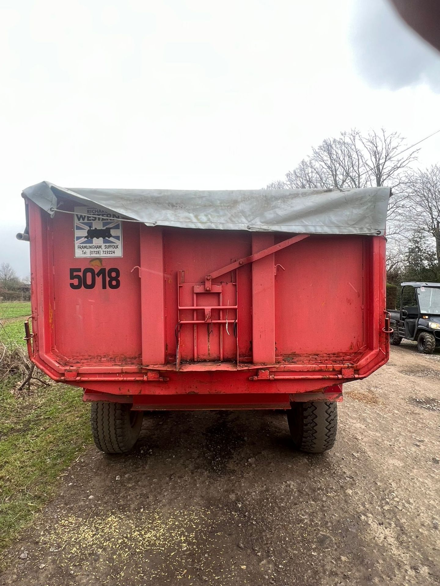 RICHARD WESTERN 11 TON CORN TRAILER TIPPING TRAILER * PLUS VAT* - Image 5 of 18