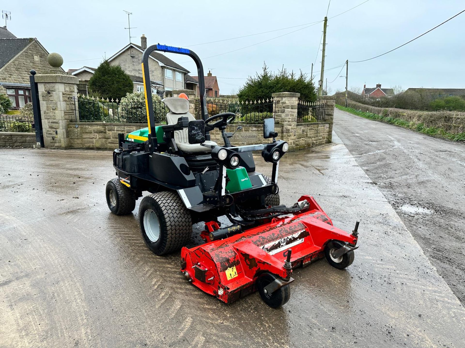 2012 Ransomes HR300 4WD Outfront Ride On Mower With 2015 Trimax Flail Deck *PLUS VAT*