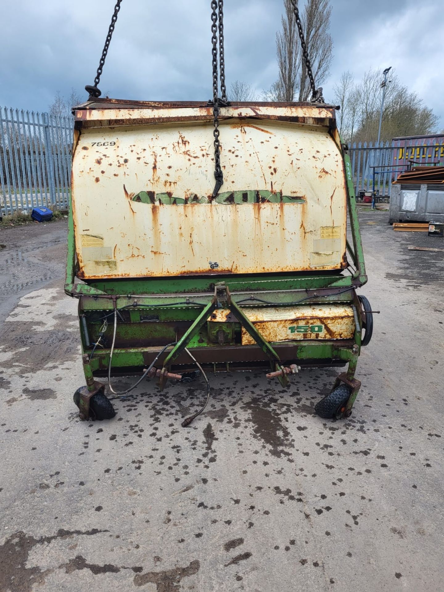 AMAZONE 150 FLAIL MOWER COLLECTOR, WORKING ORDER *PLUS VAT* - Image 3 of 9