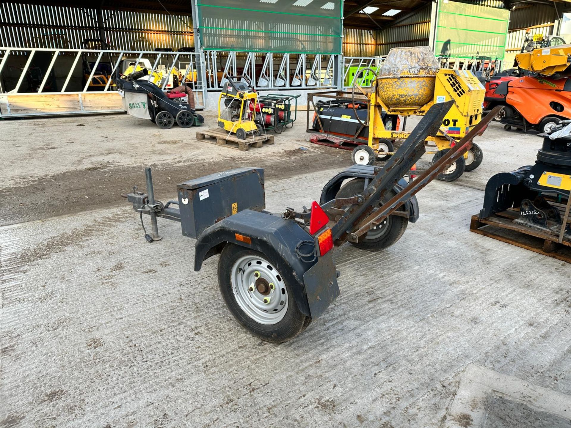 2016 Terex Single Axle Roller Trailer - Suitable For Terex, Mecalac, JCB Pedestrian Roller*PLUS VAT* - Image 3 of 15